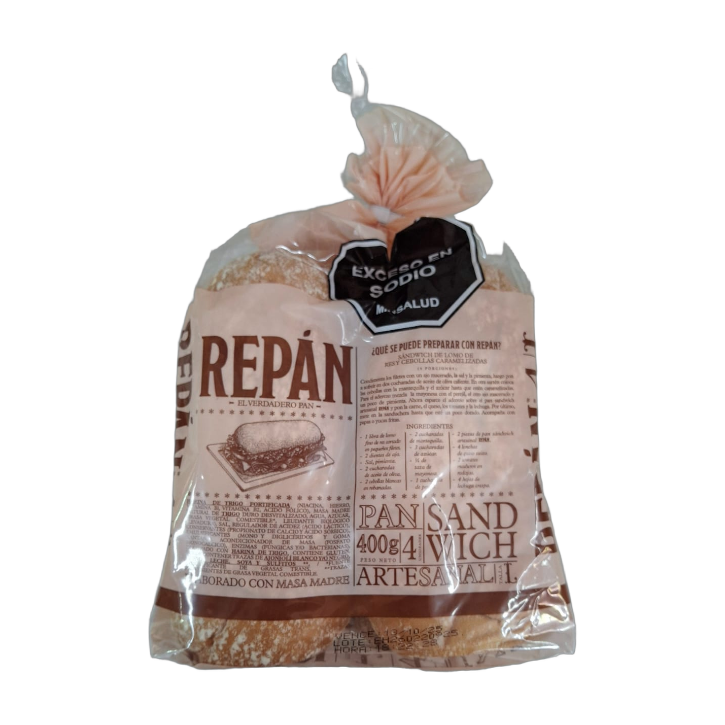 REPAN CUBANO ARTESANAL X 4 UND
