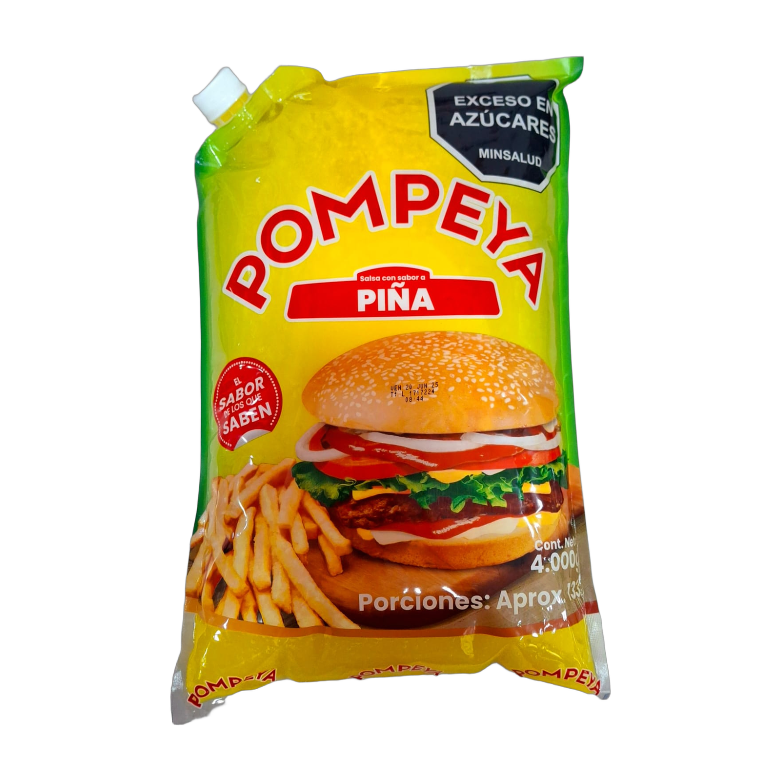 GEL DE PIÑA POMPEYA X 4000 GRM