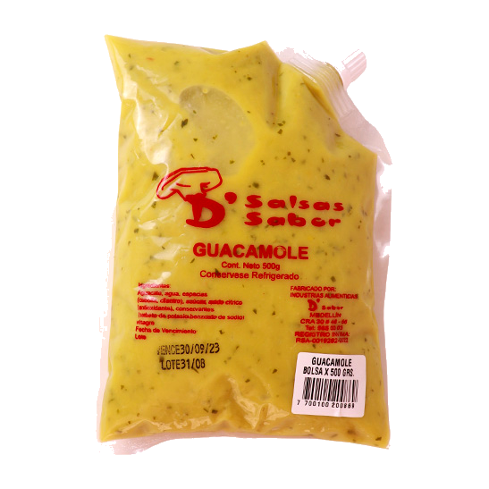 GUACAMOLE X 500g D' SABOR