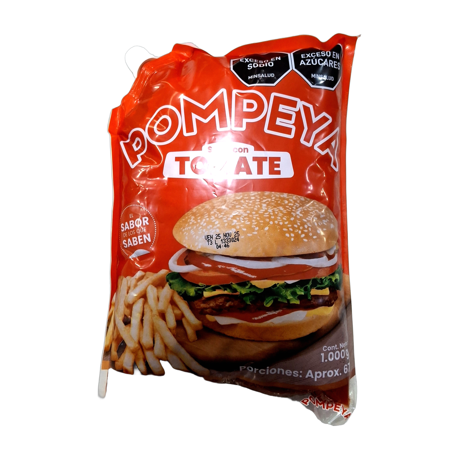SALSA DE TOMATE POMPEYA X 1000 GRM
