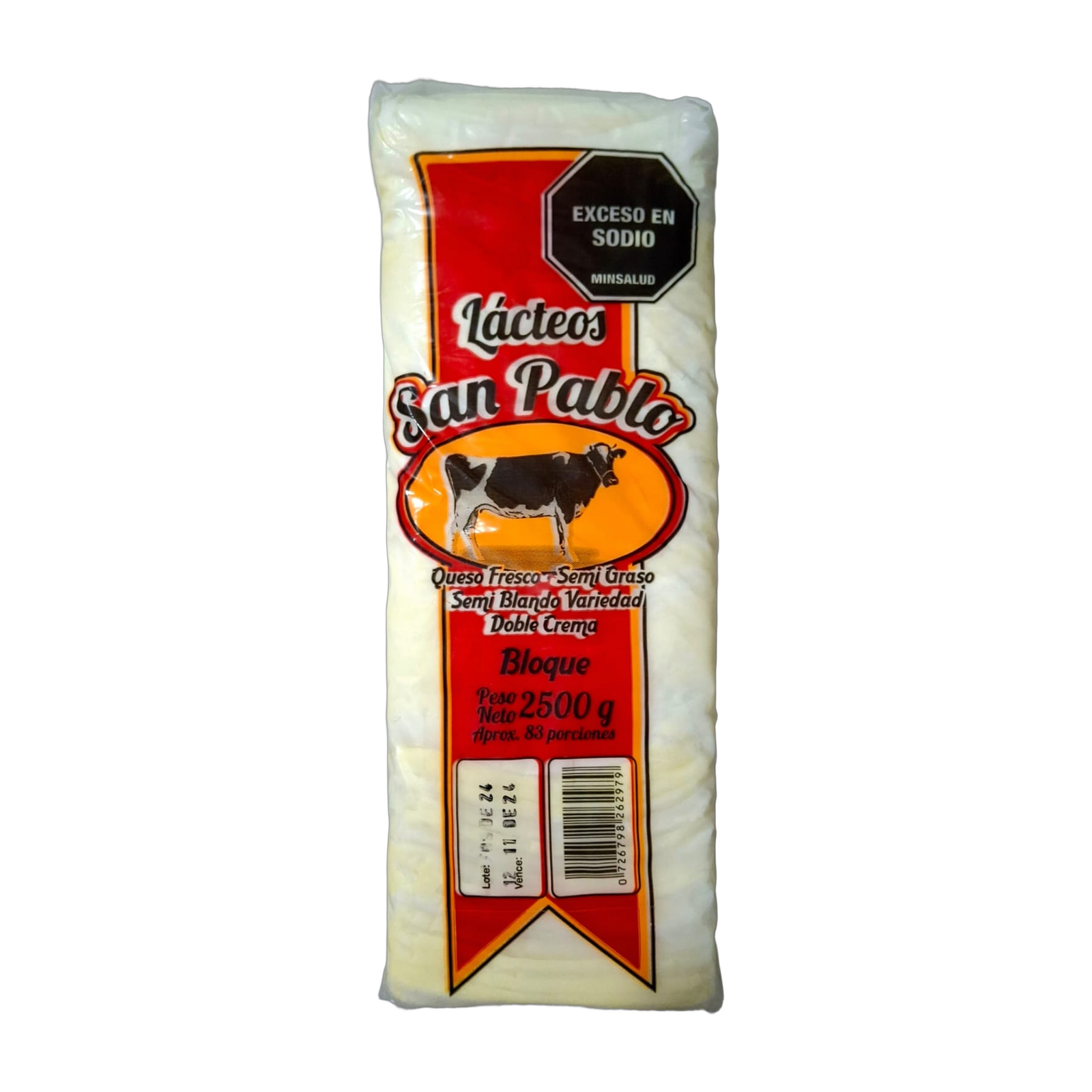 QUESO SAN PABLO ENTERO X 2.500 GR
