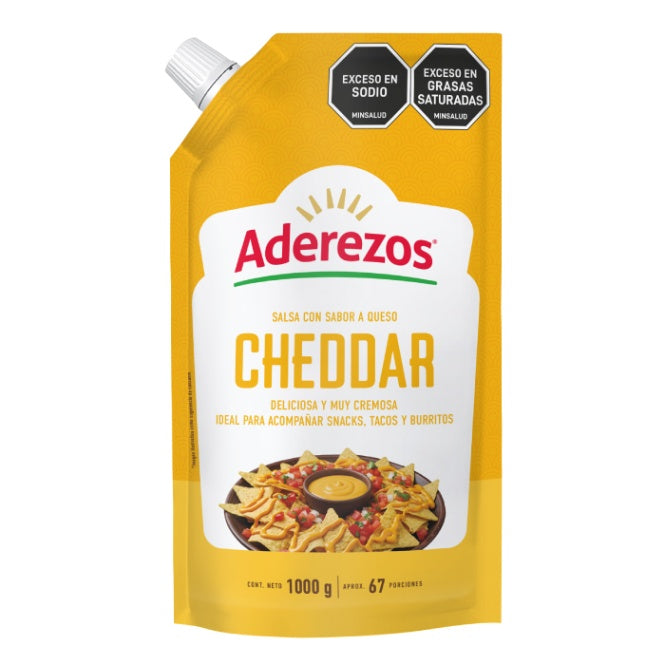 SALSA TIPO CHEDDAR ADEREZOS X 1000 GRM
