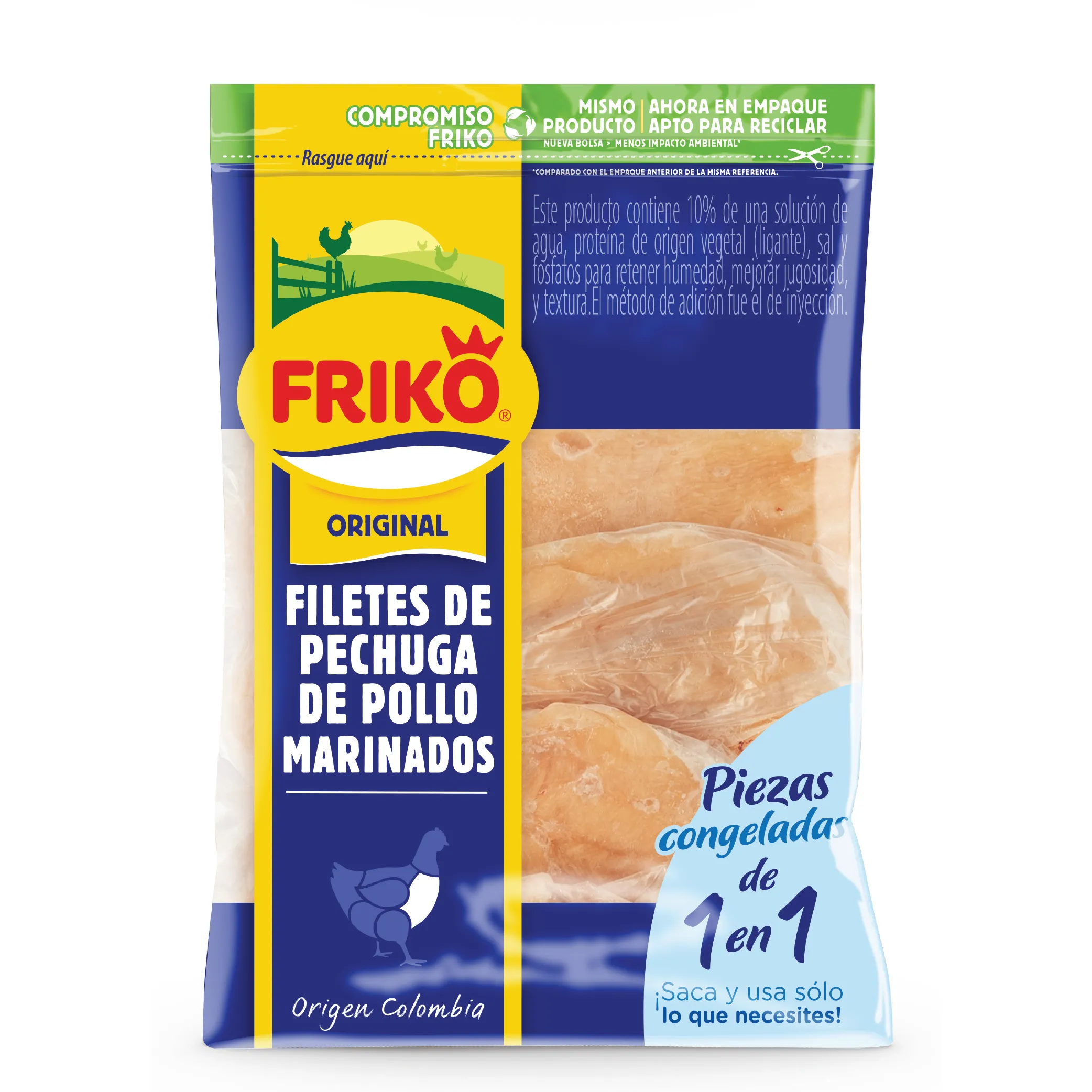 FILETE PECHUGA X 100 GRM X 10 UND