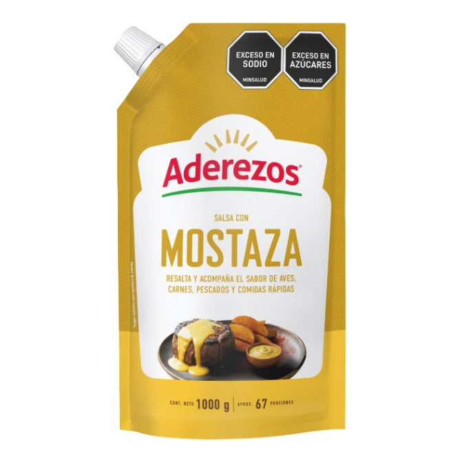 MOSTAZA ADEREZOS X 1000 GRM
