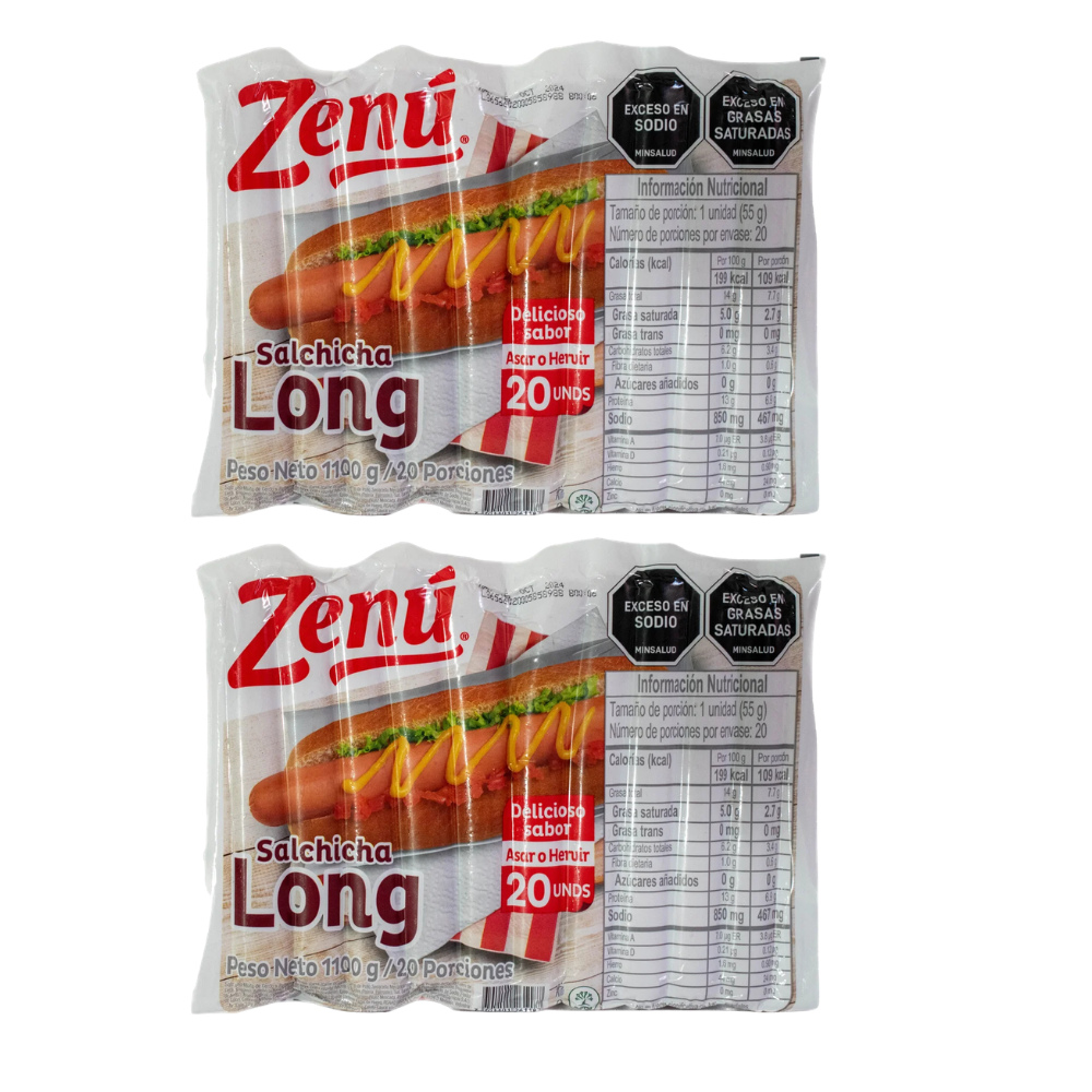SALCHICHA LONG X 40 UND ZENU
