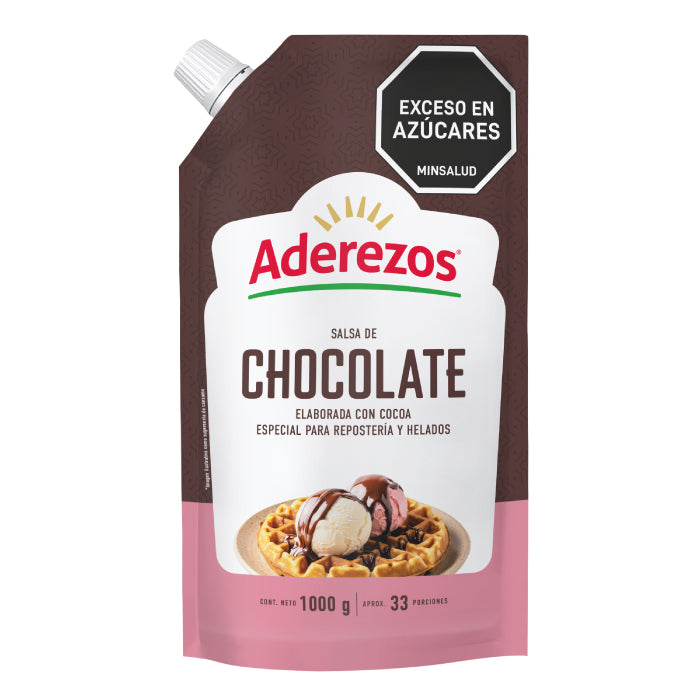 SALSA DE CHOCOLATE X 1000 GRM ADERERZOS