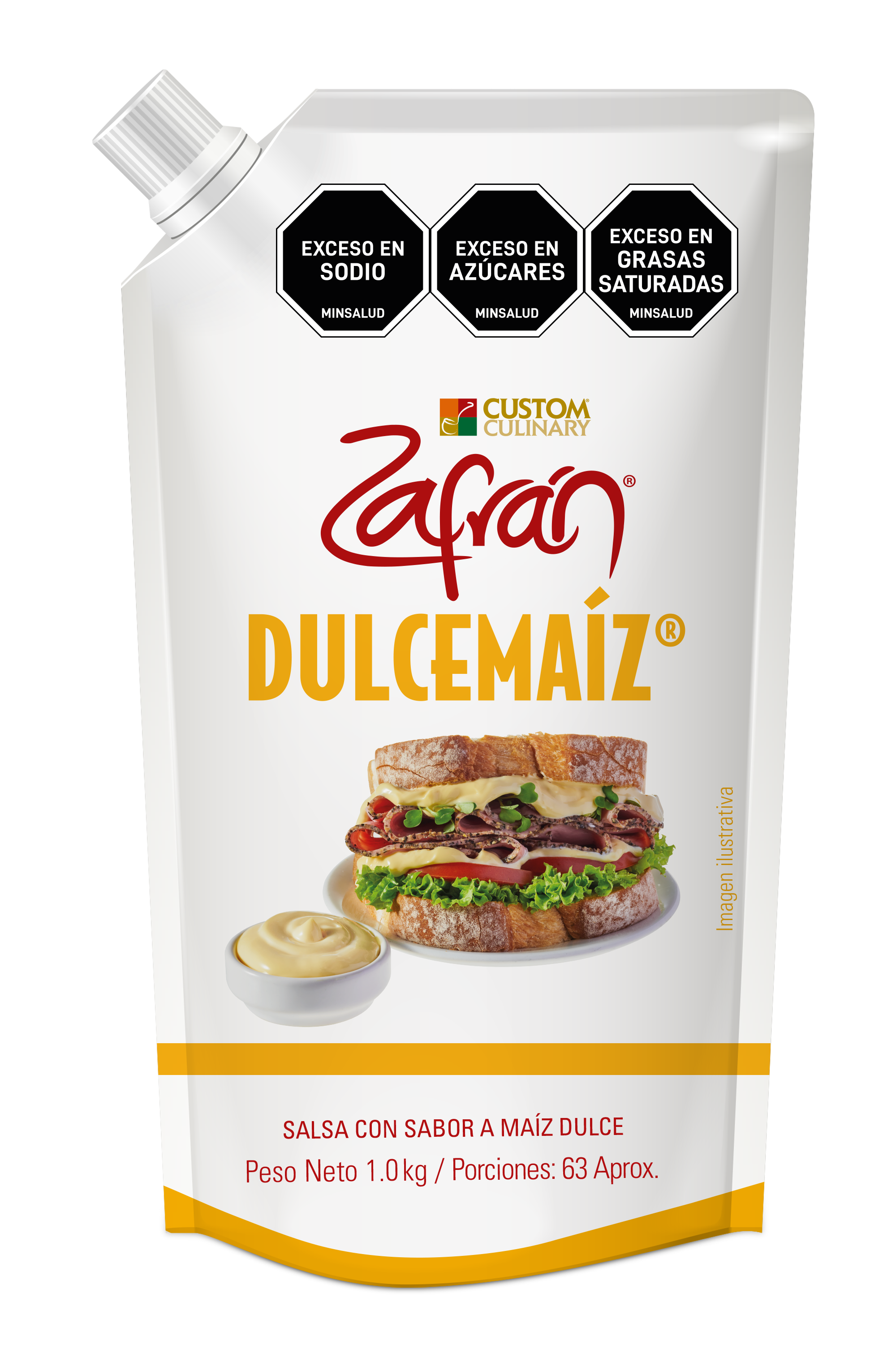 SALSA DE MAIZ DULCE ZAFRAN X 1000 GRM