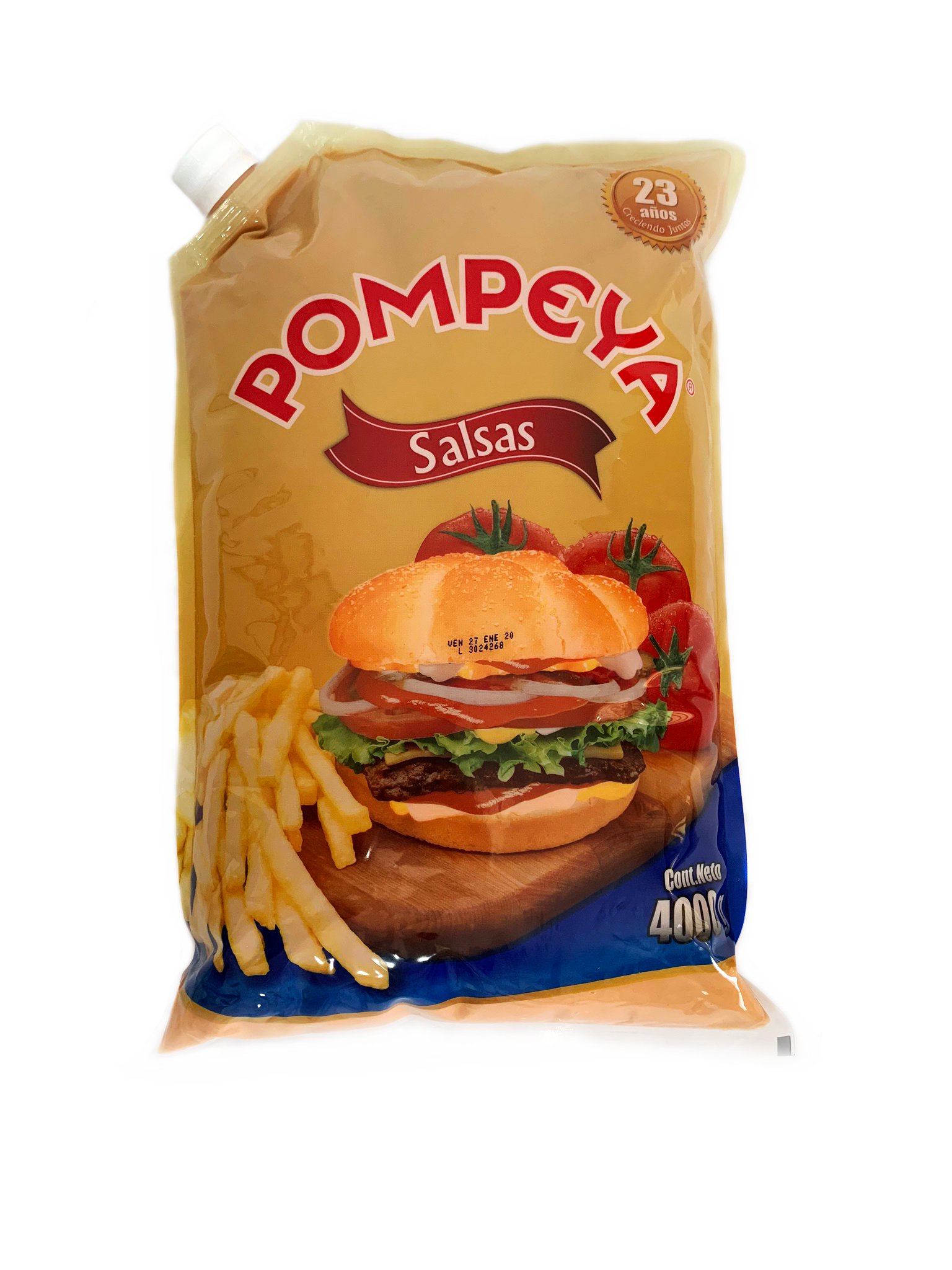 SALSA ROSADA POMPEYA X 4000 GRM