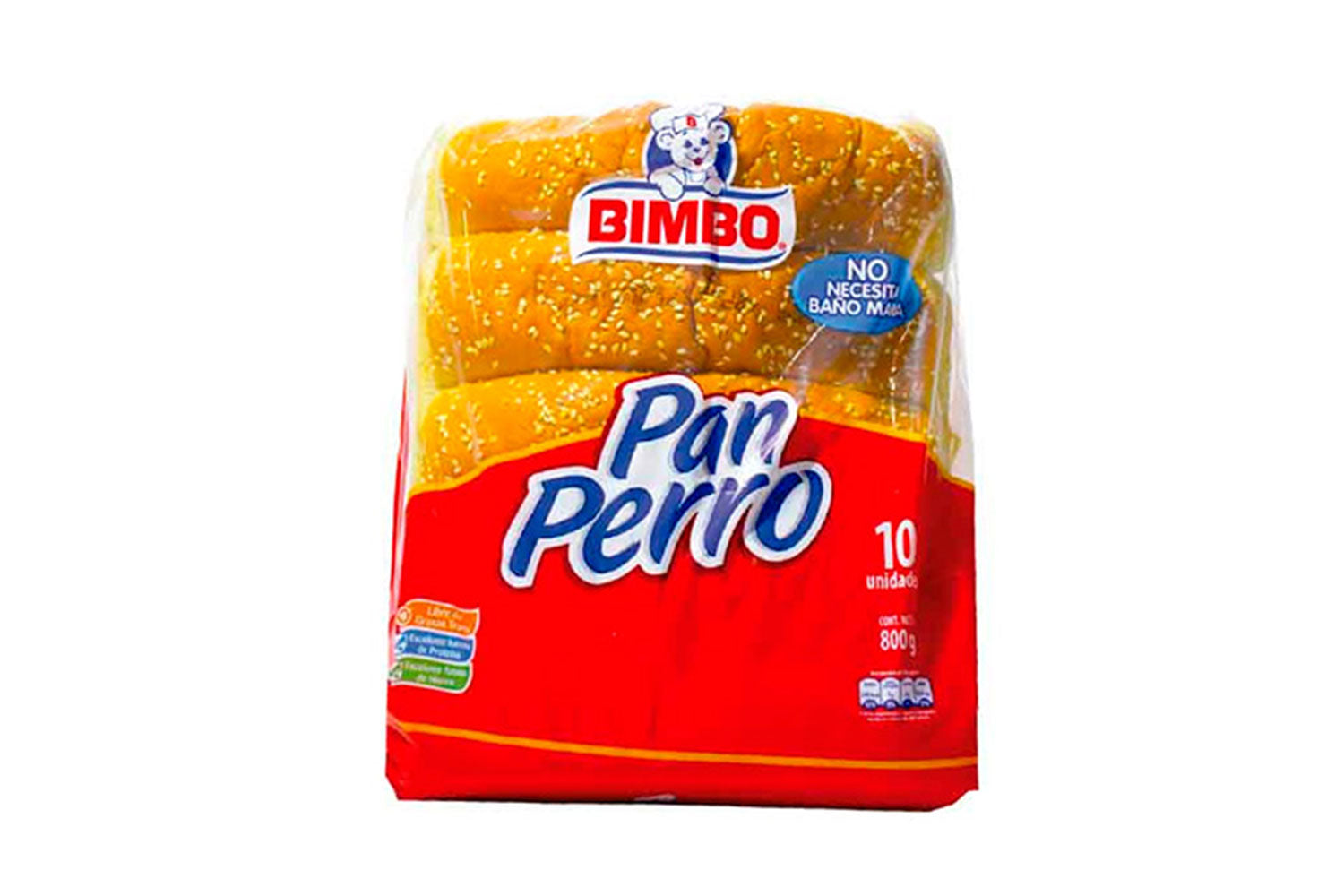 PAN BIMBO PERRO X 10 UND