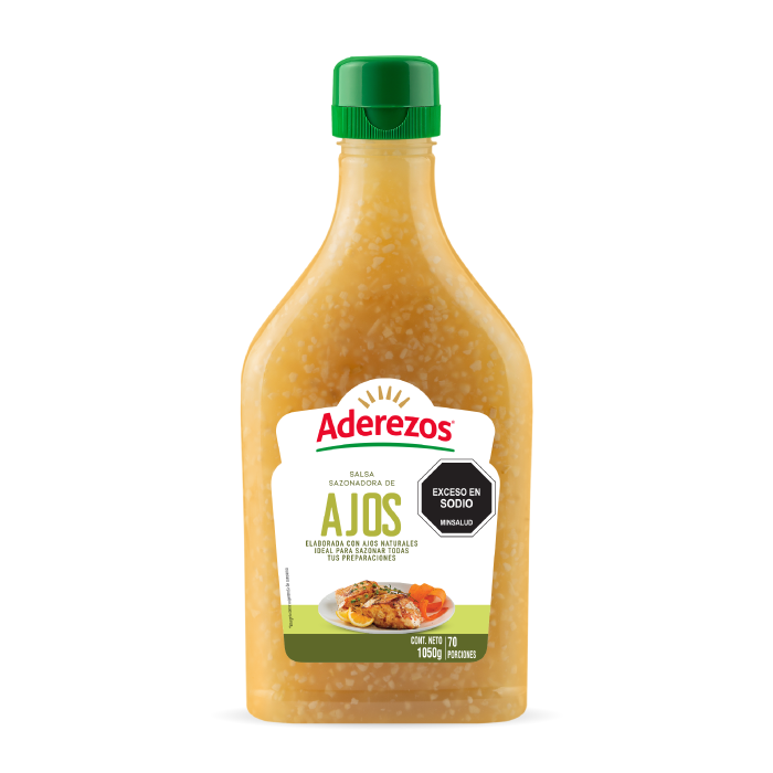 SALSA DE AJO ADEREZOS X 1050 GRM