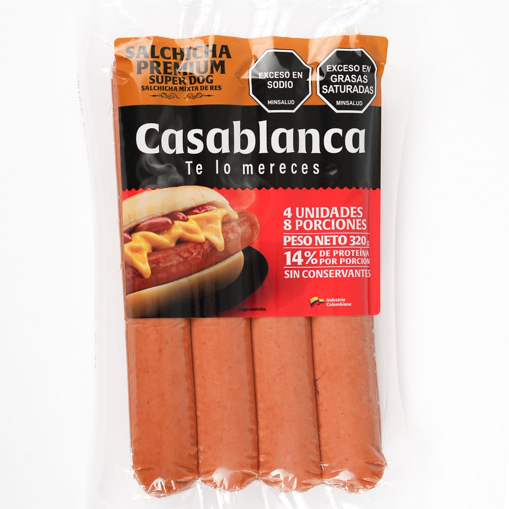 SALCHICHA SUPERDOG X 8 UND