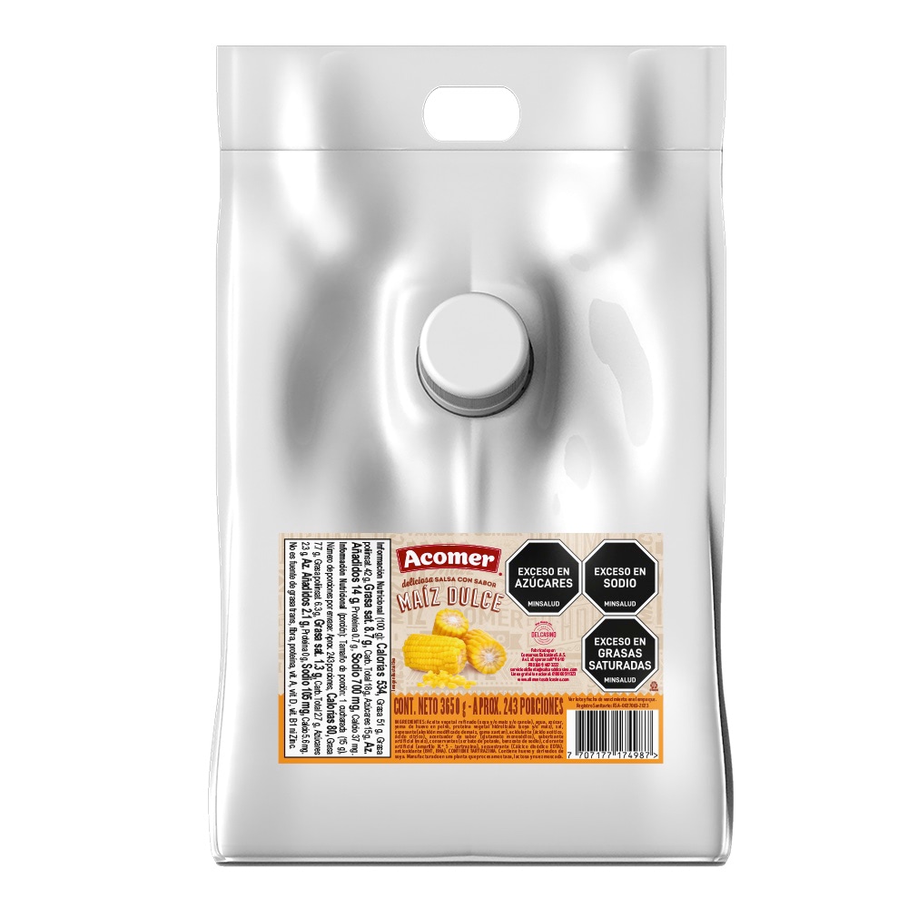 SALSA DE MAIZ DULCE ACOMER X 3650 GRM