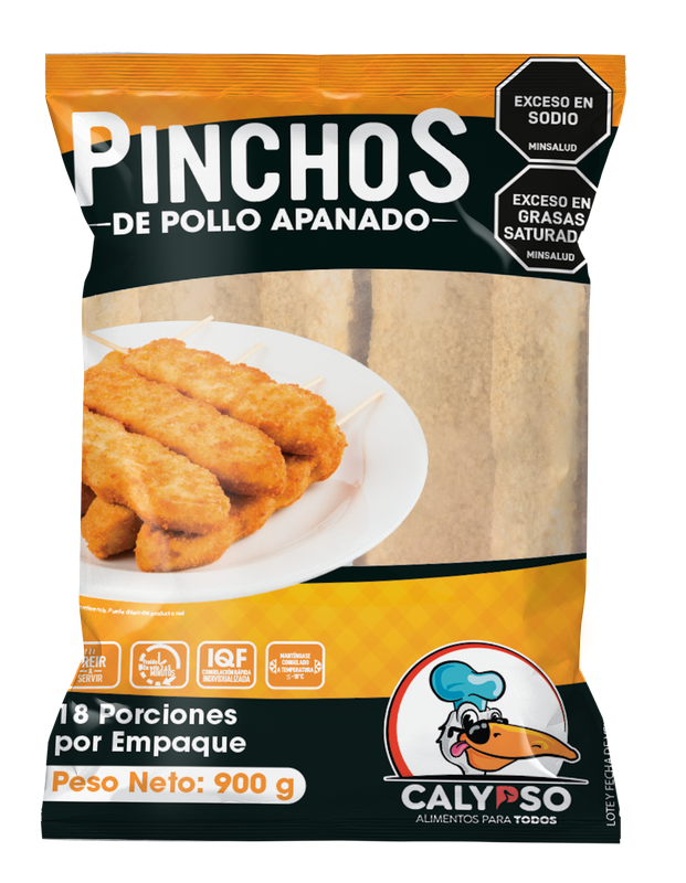 PINCHOS DE POLLO X 18 UND X 50 GR