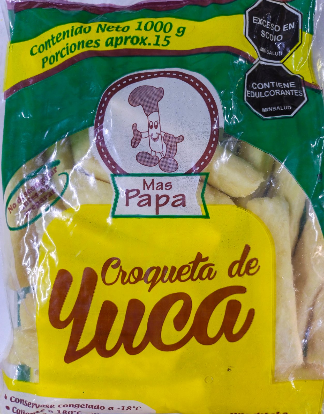 CROQUETA DE YUCA X 1000 GRM