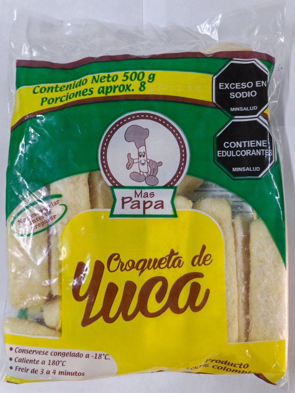 CROQUETA DE YUCA X 500 GRM
