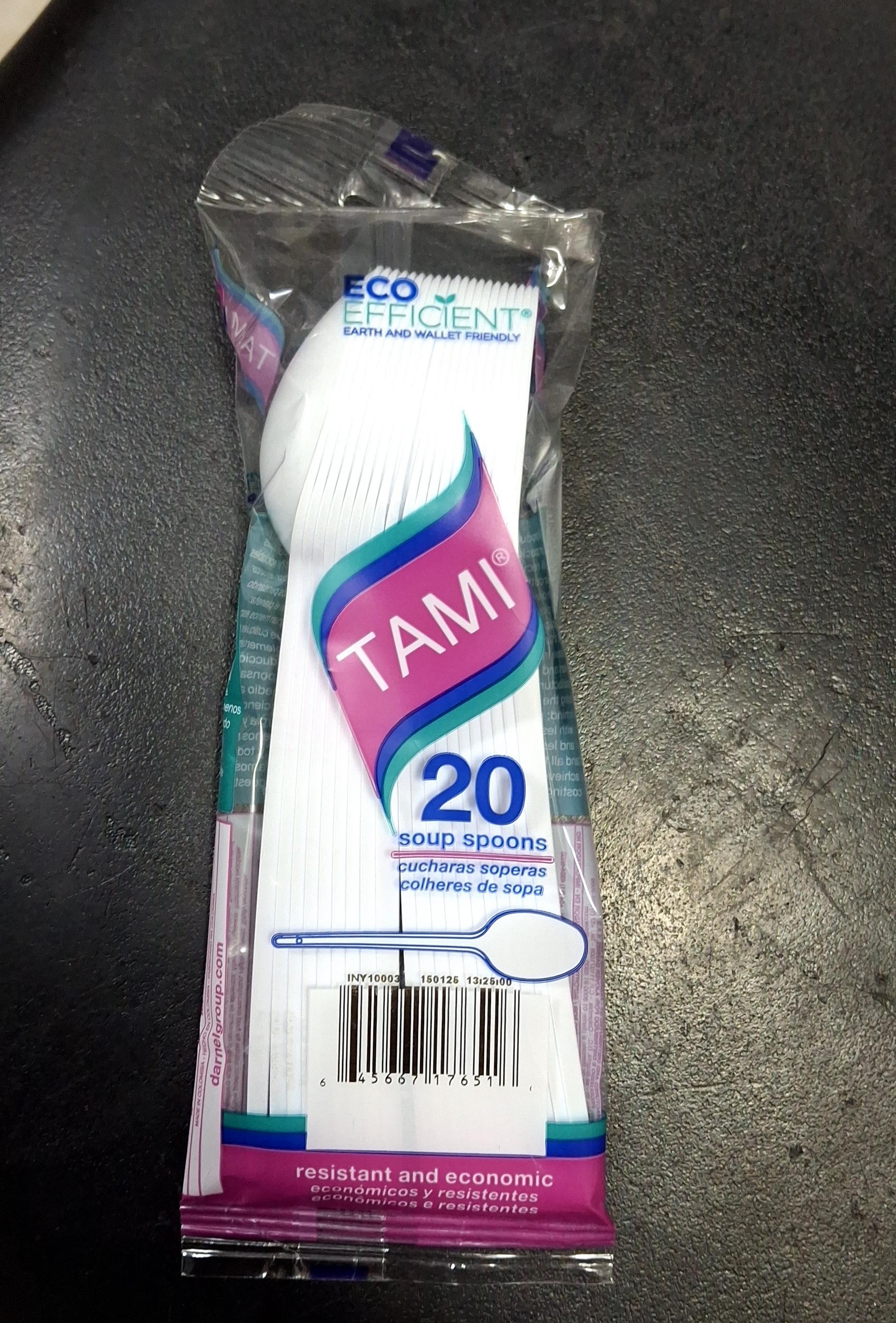 CUCHARA SOPERA TAMI BLANCA X 20
