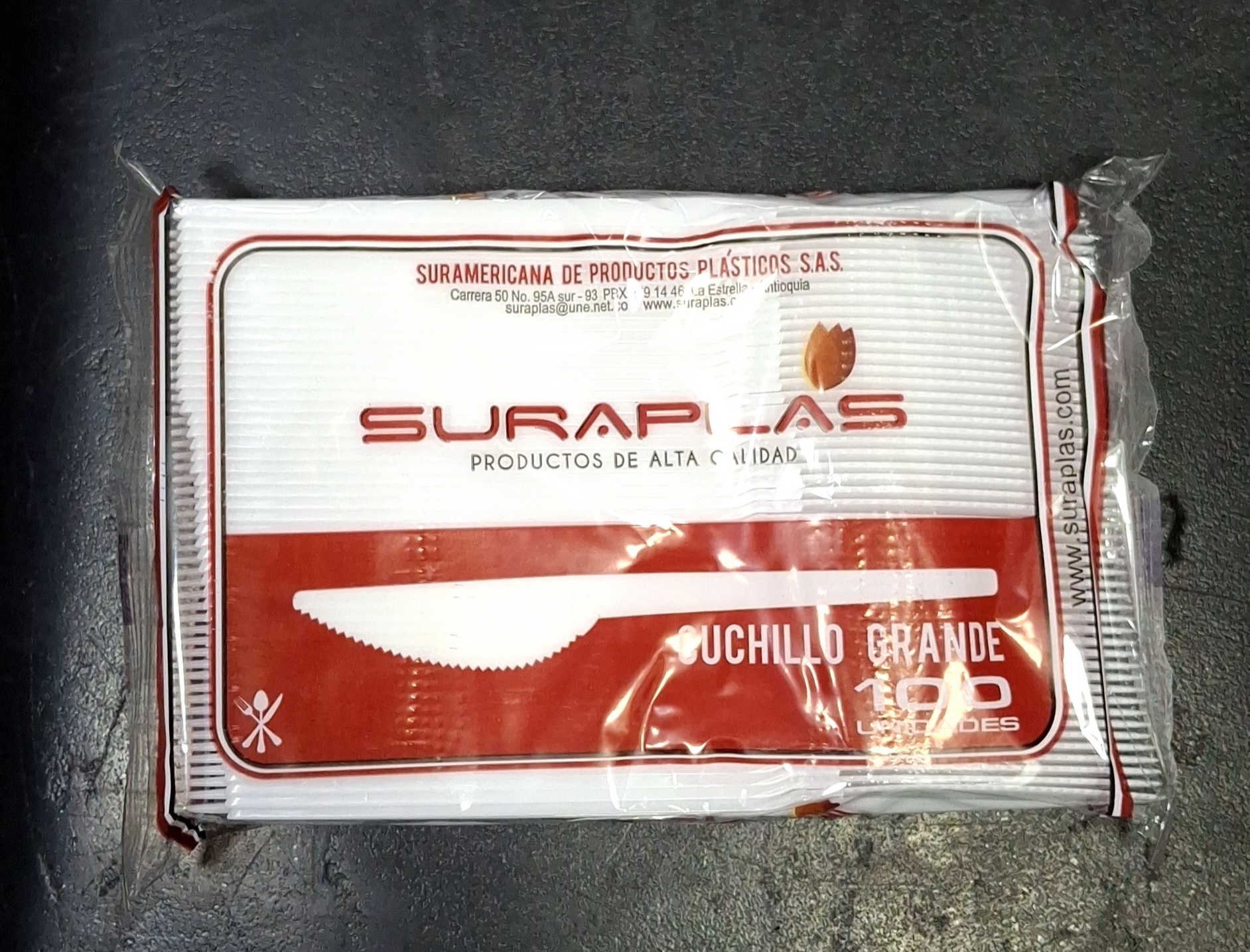 CUCHILLO SURAPLAST X 100 UND