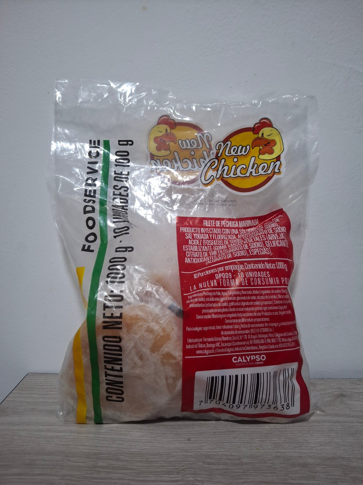FILETE PECHUGA X 100 GRM X 10 UND