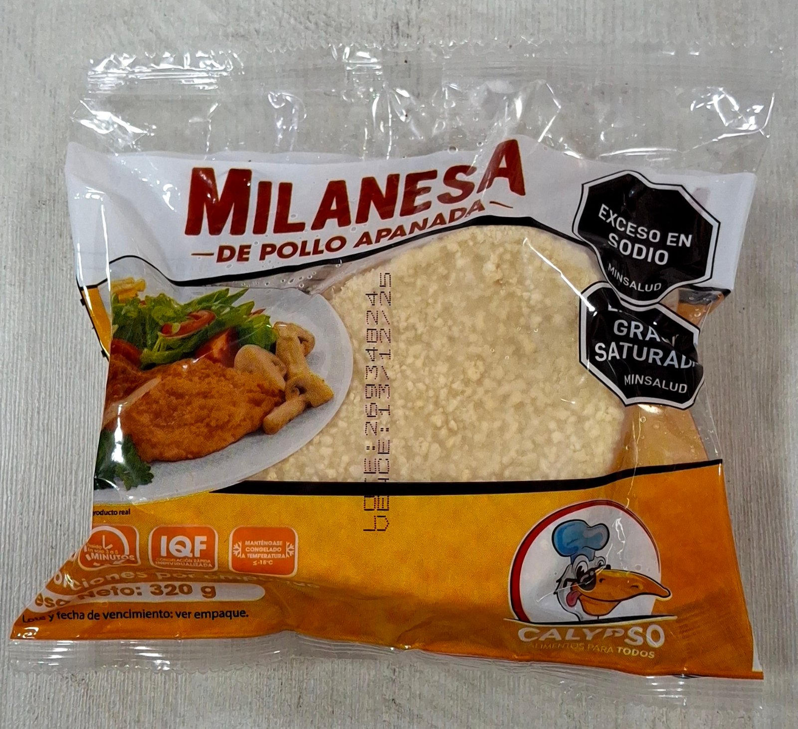 MILANESA DE POLLO X 4 UND X 90 GRM