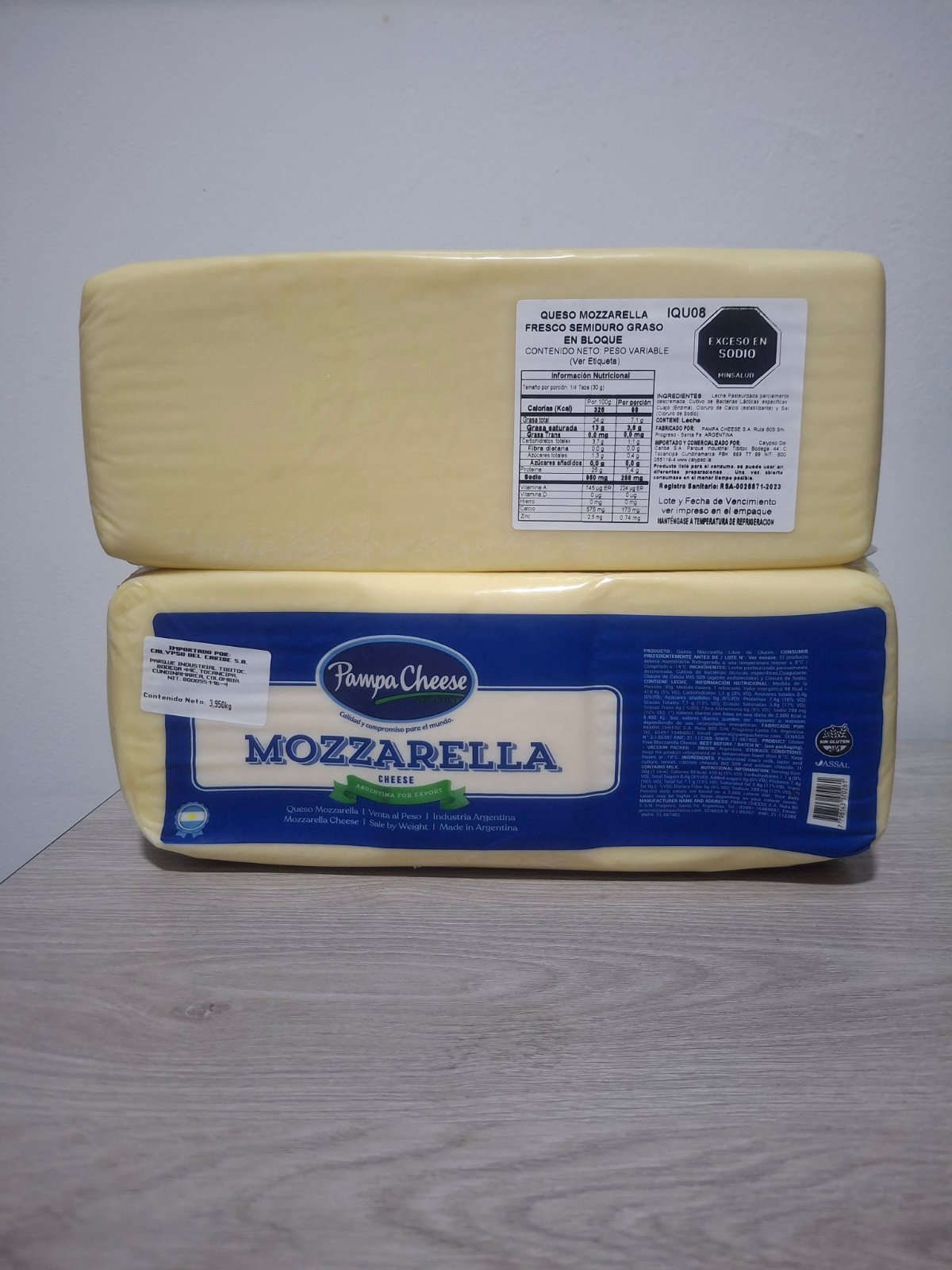 QUESO MOZZARELLA 4.000 GRM