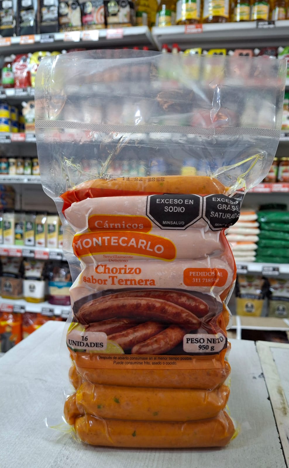 CHORIZO X 16 MONTECARLO