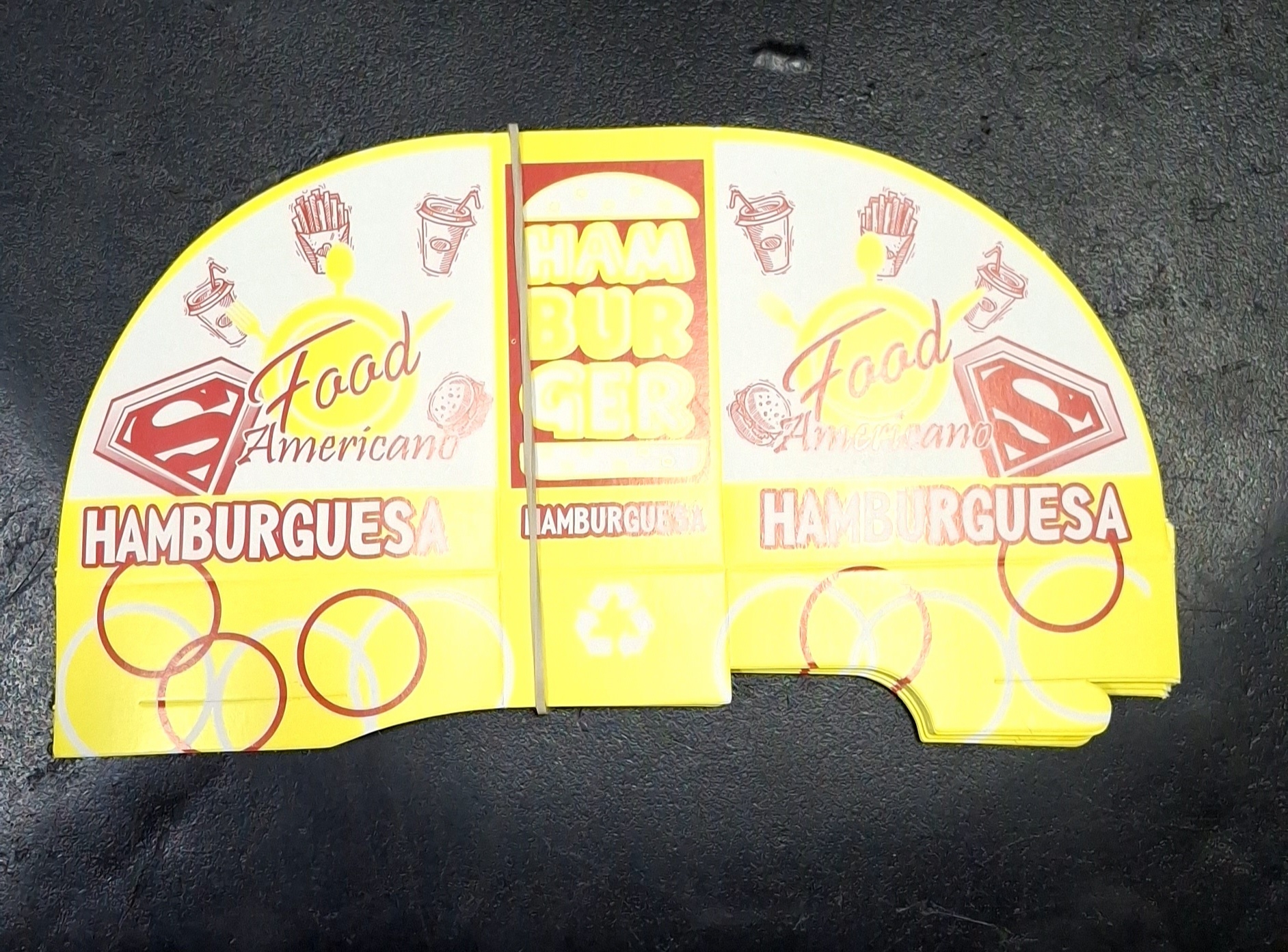PORTA HAMBURGUESAS X 20