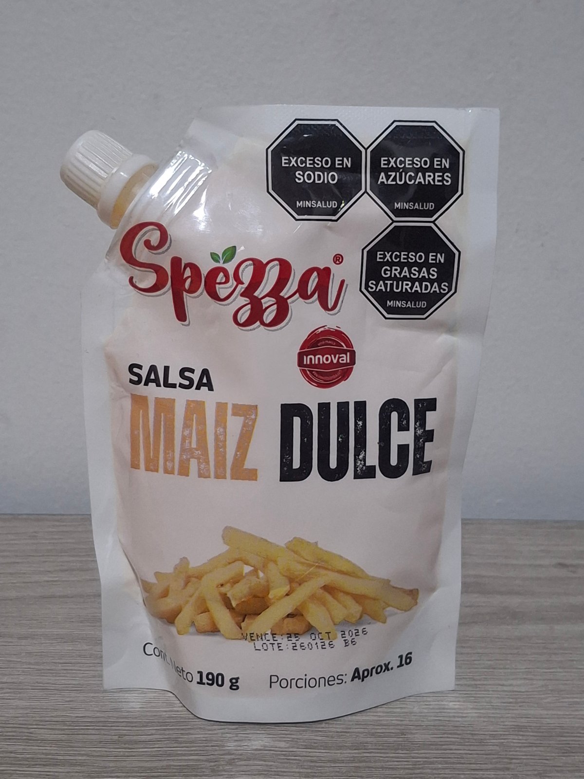 SALSA DE MAIZ DULCE INNOVAL X 190 GRM