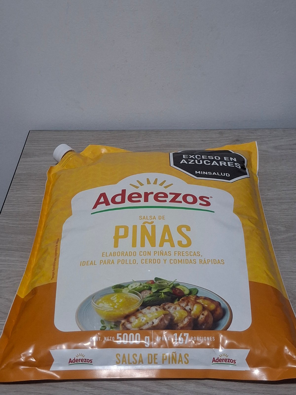 SALSA DE PIムA ADEREZOS X 5000 GRM