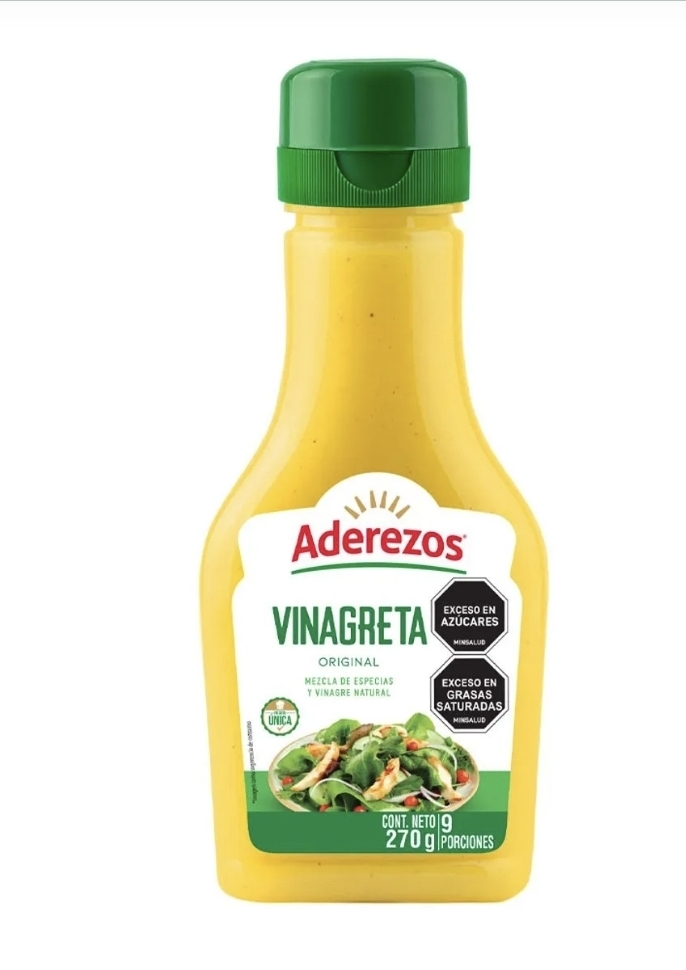VINAGRETA 270 GRM ADEREZOS