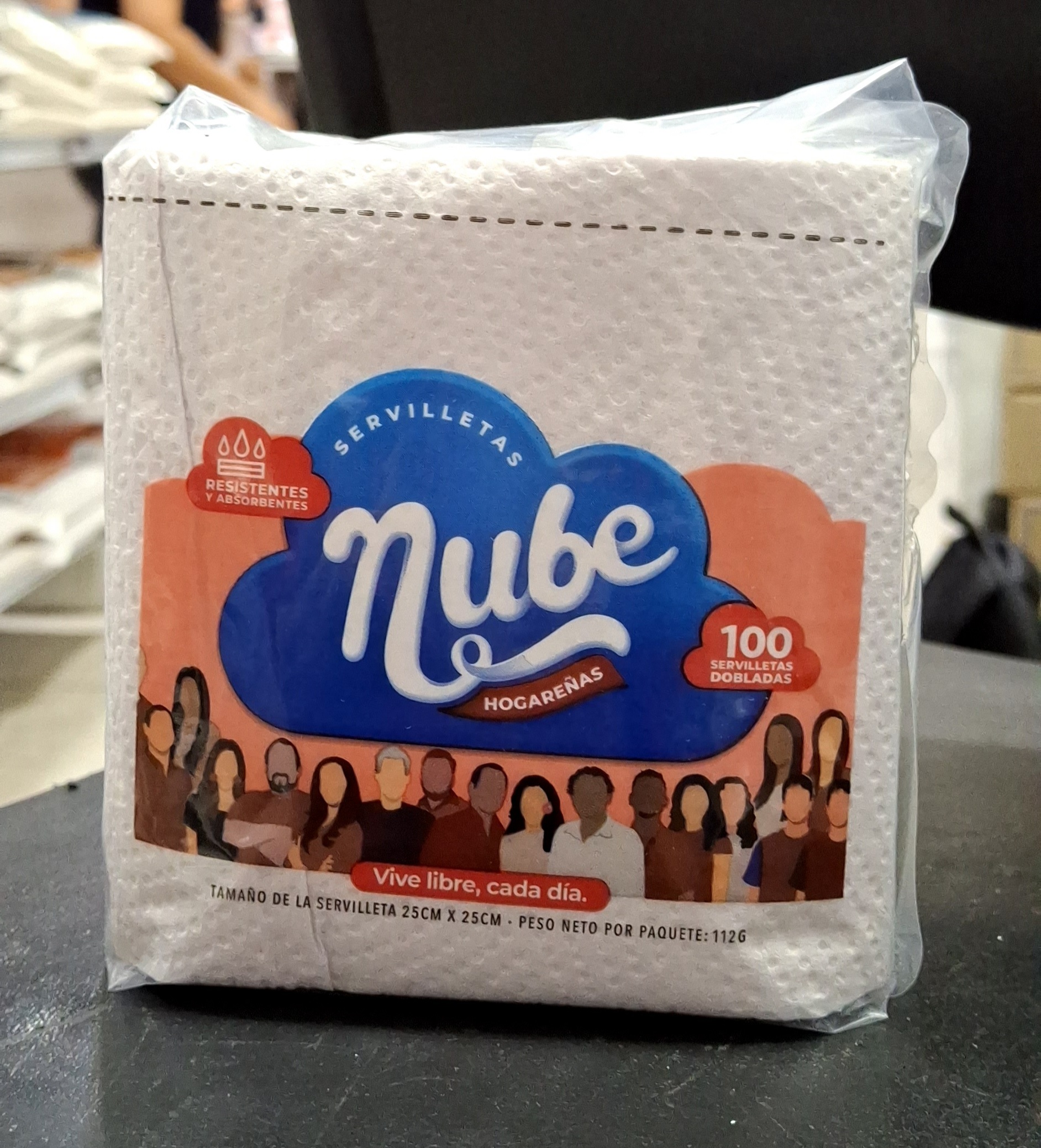 SERVILLETAS NUBE X 100 ENTERA