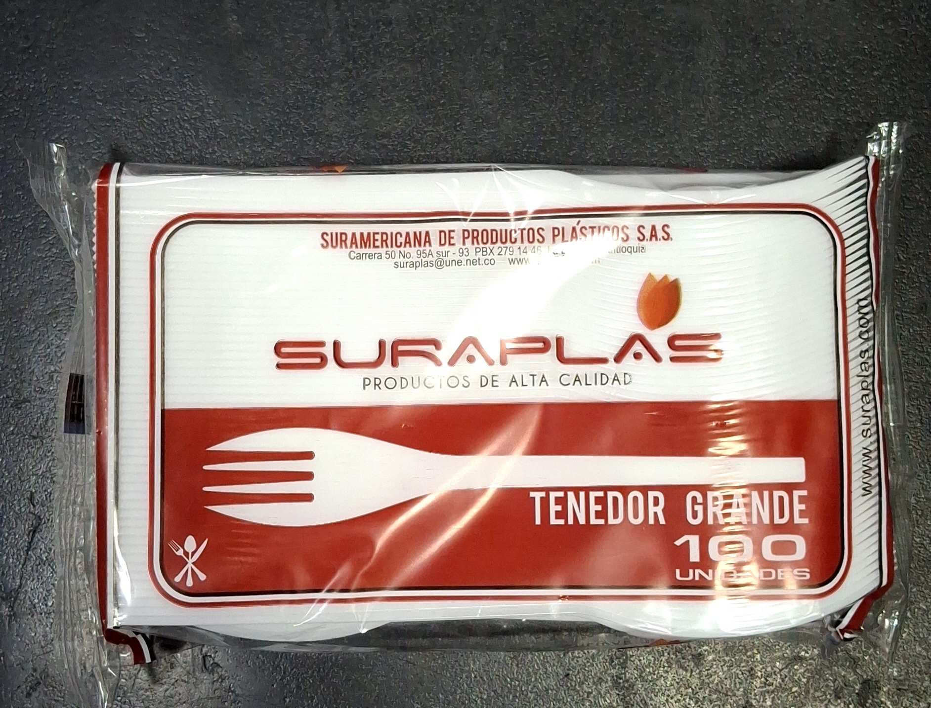 TENEDOR SURAPLAST X 100