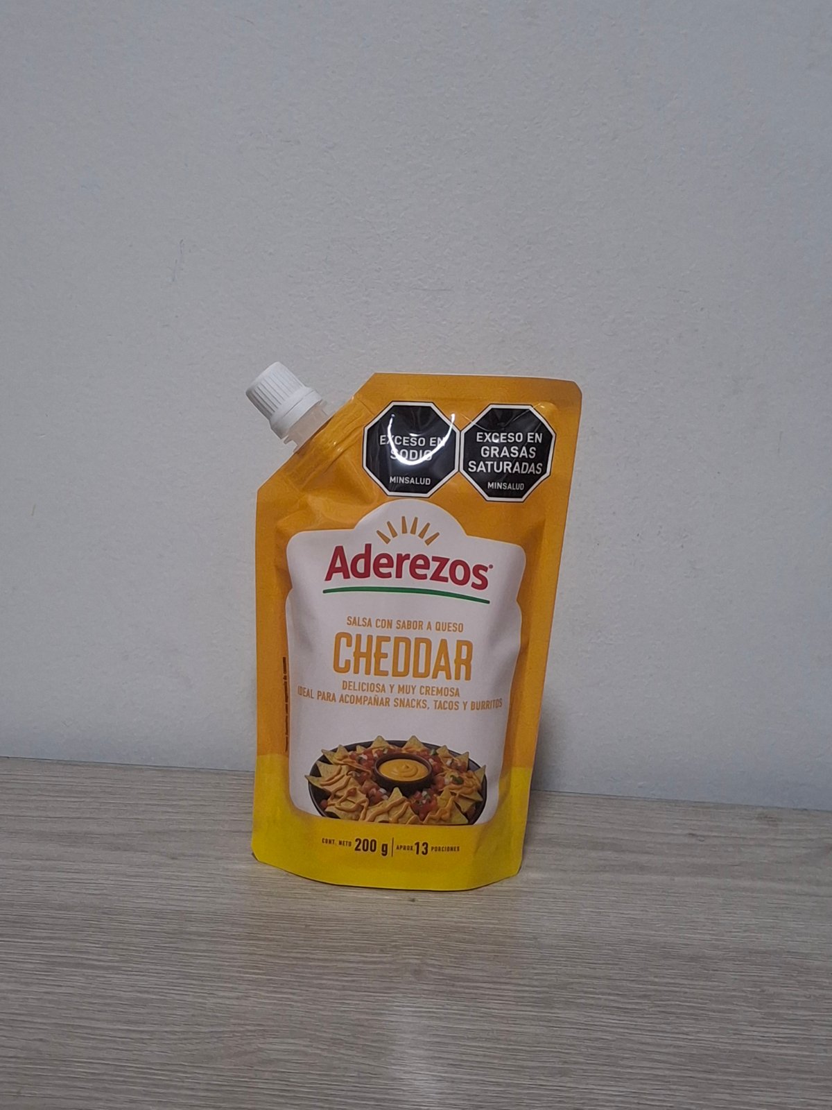 SALSA TIPO CHEDAR ADEREZOS X 200 GRM