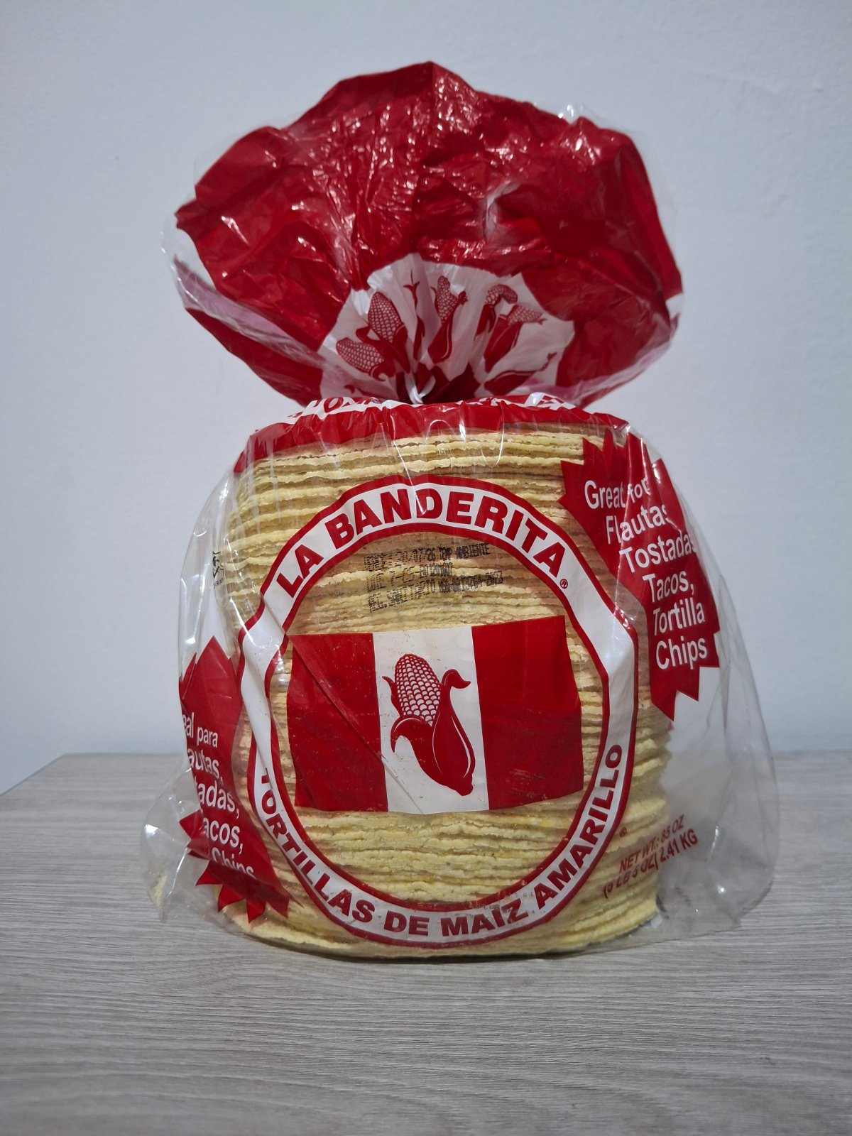 TORTILLA MAIZ X 160 UND
