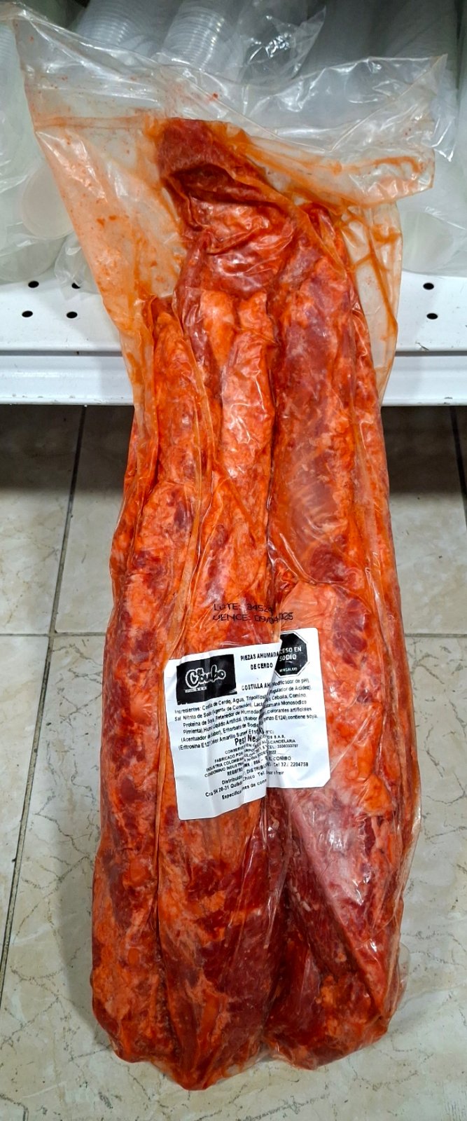 COSTILLA CALI X 5.000 GRM