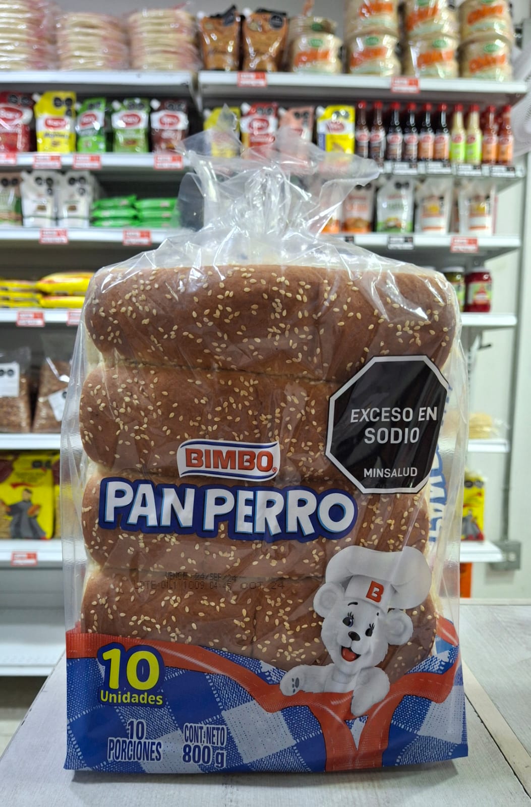 PAN BIMBO PERRO X 10 UND