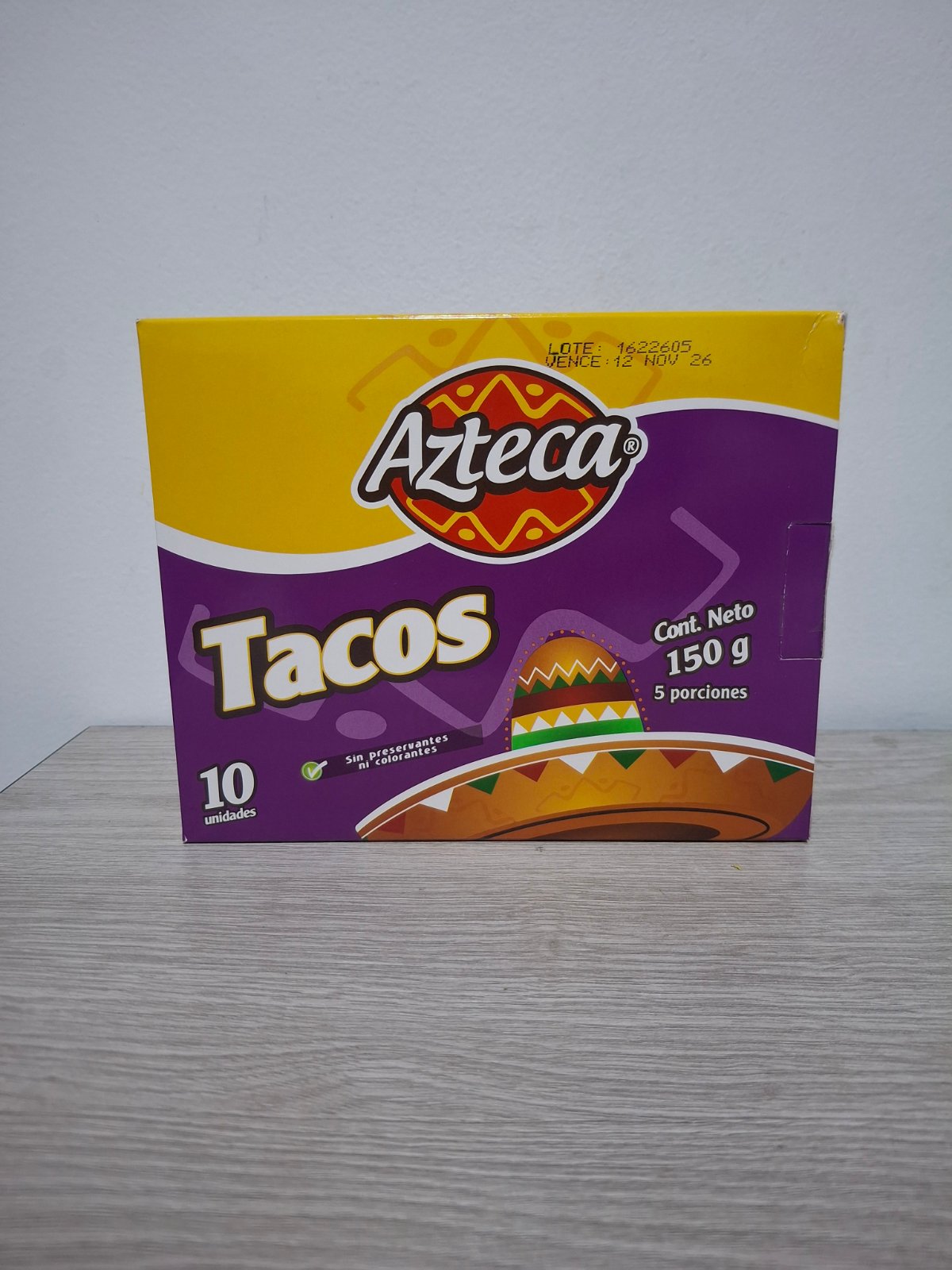 TACOS CAJA ROJA X 10