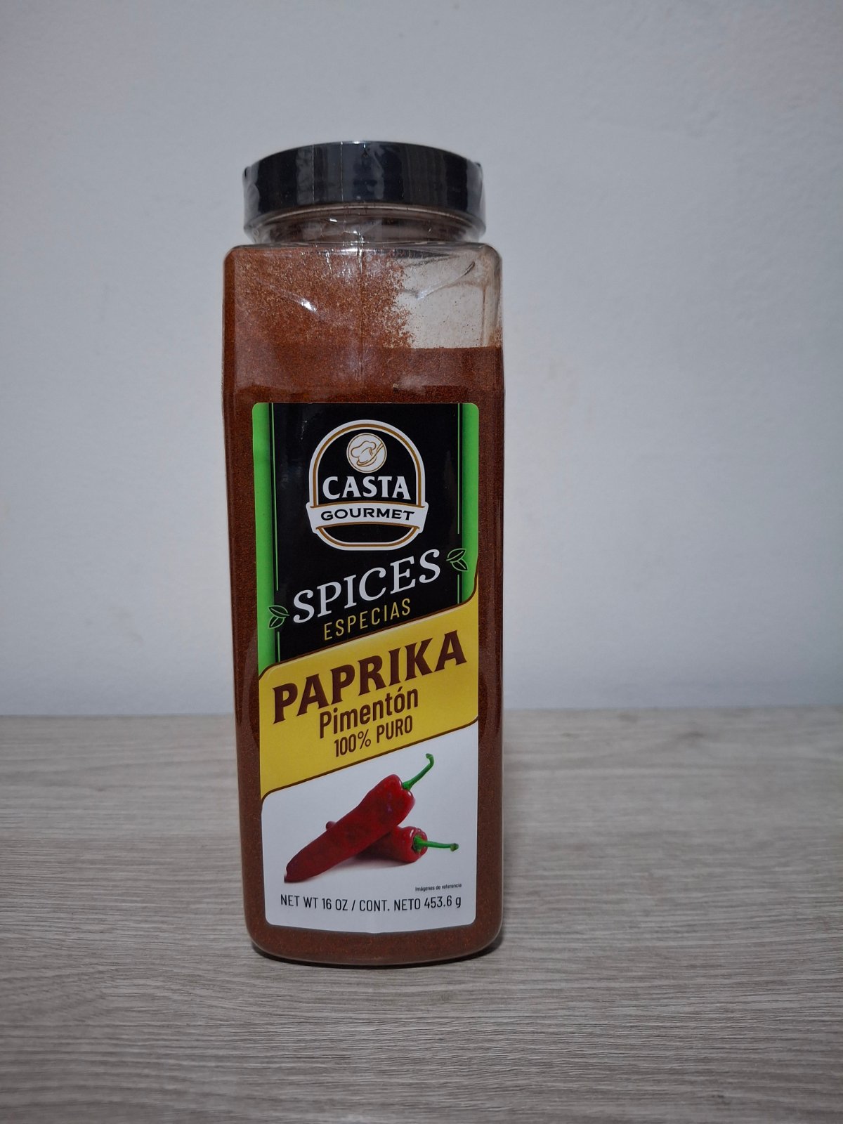 PAPRIKA PIMENTON 454 GRM