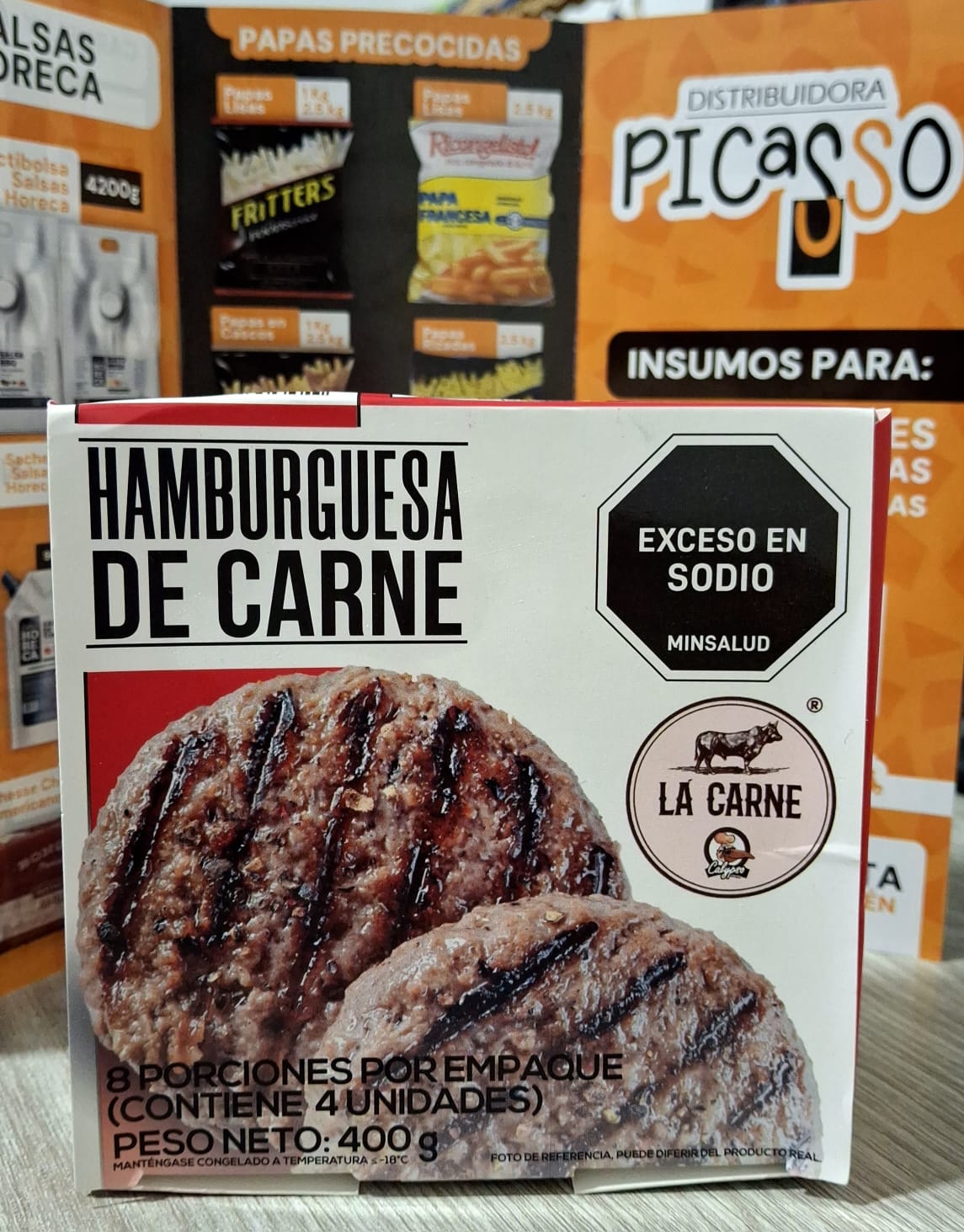 CARNE HAMBURGUESA GRILL MARKET X 4 UND