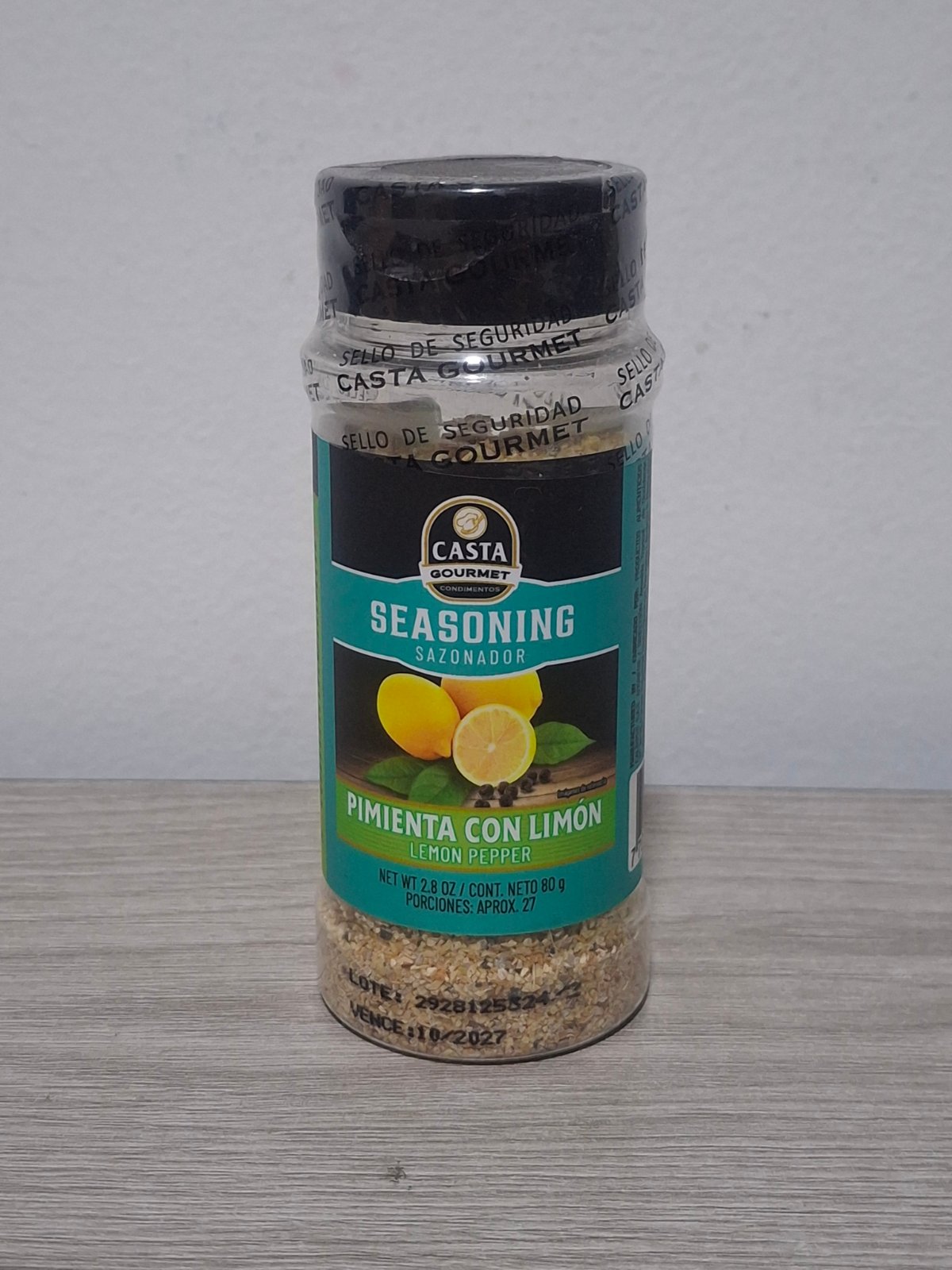 SALERO SAZONADOR PIMIENTA CON LIMON 80 G