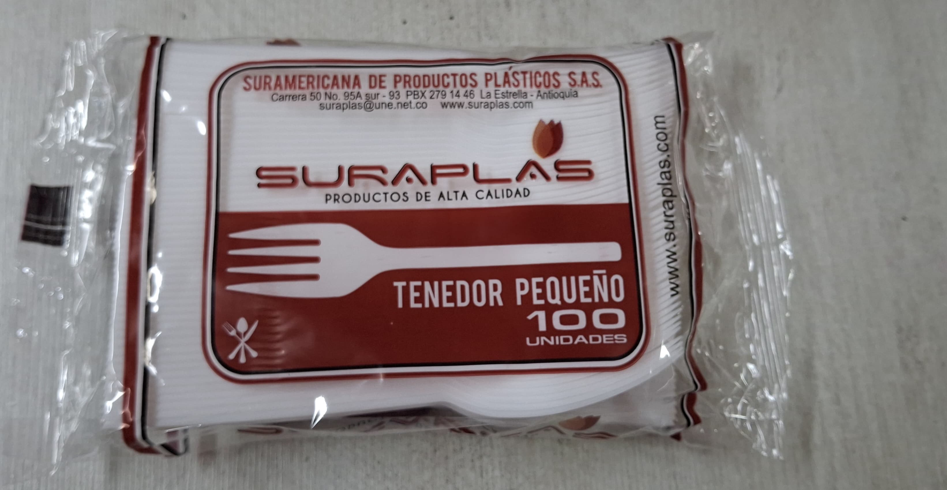 TENEDOR PEQUEムO SURAPLAST X100
