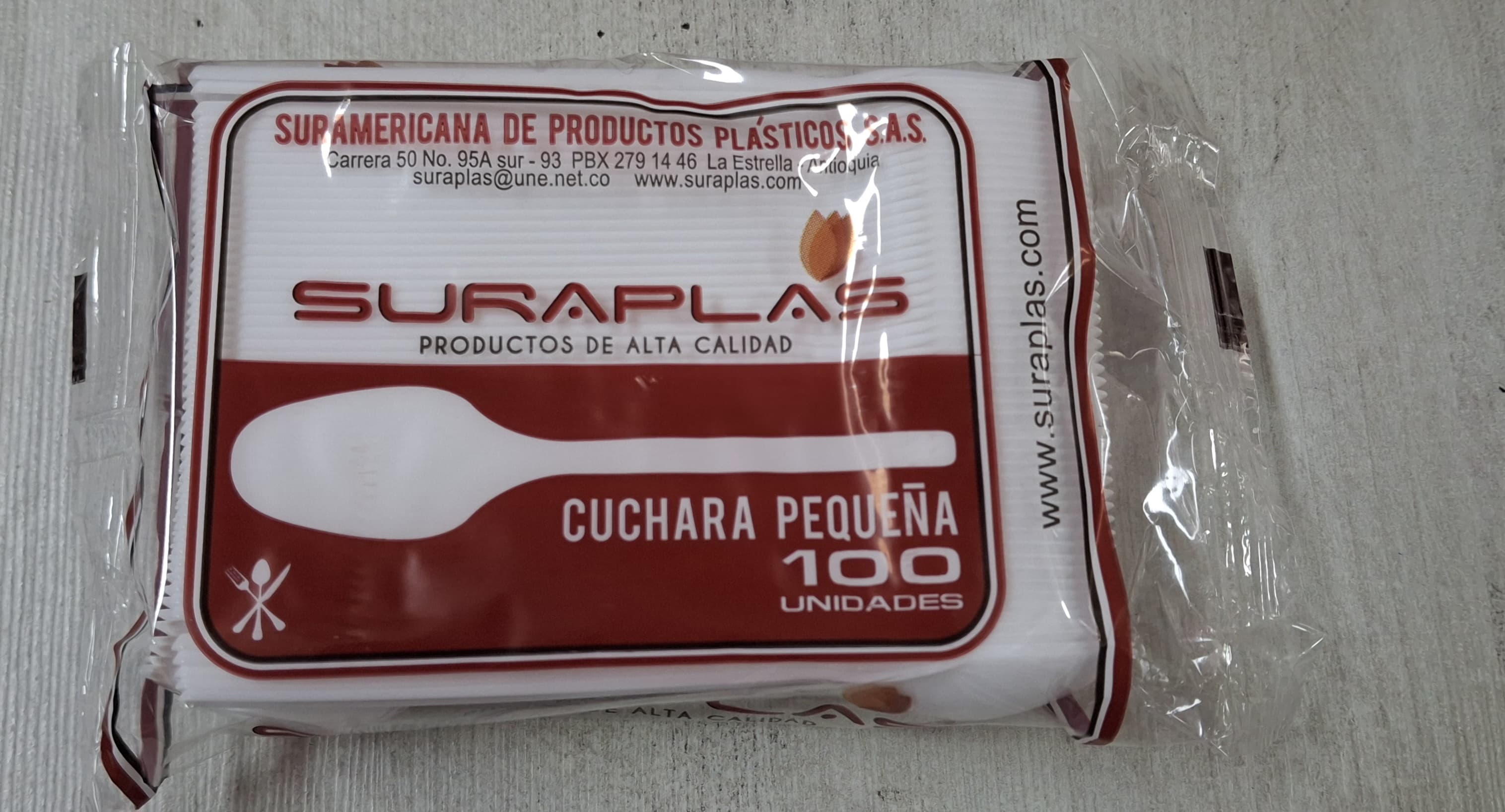 CUCHARA PEQUEムA SURAPLASX100