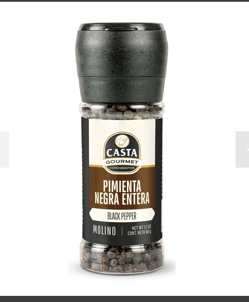 MOLINO PIMIENTA NEGRA ENTERA 60 GRM