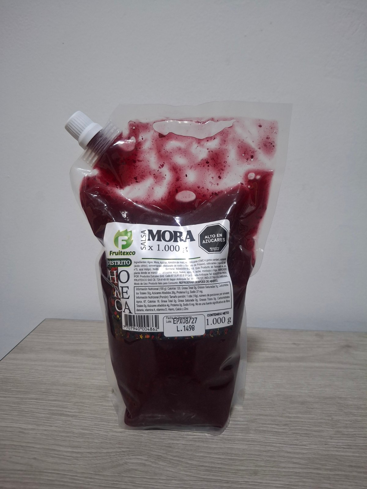 SALSA DE MORA X 1000 GRM