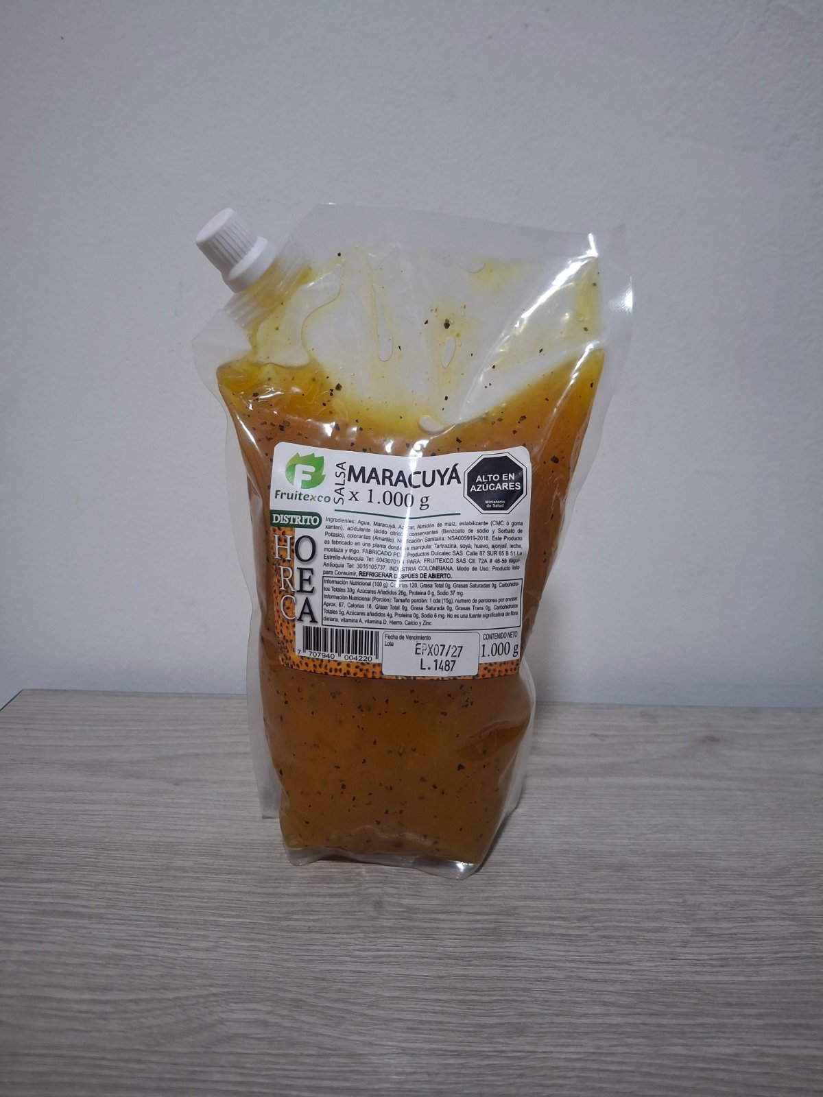 SALSA DE MARACUYA X 1000 GRM