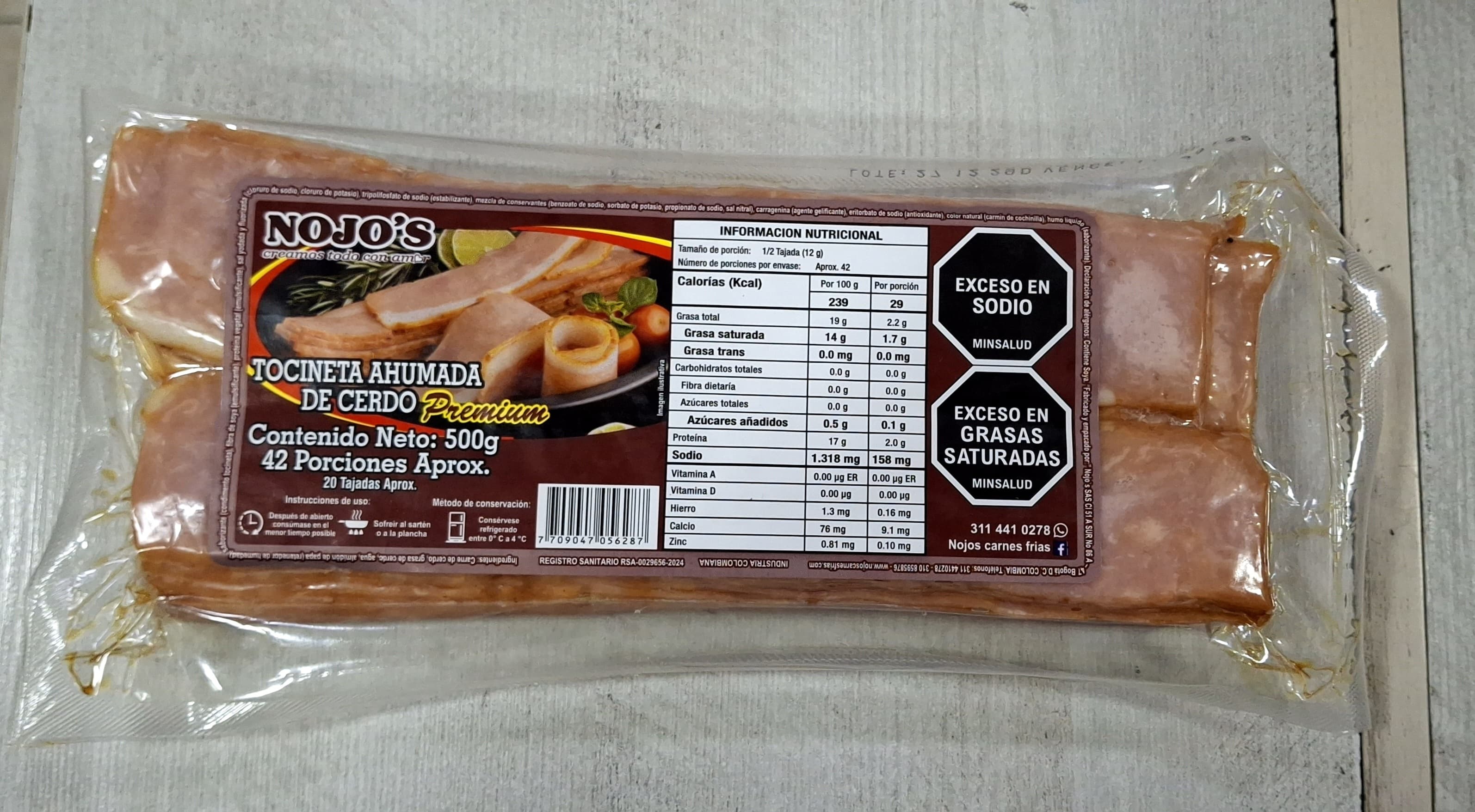 TOCINO NOJOS X 500 GRM