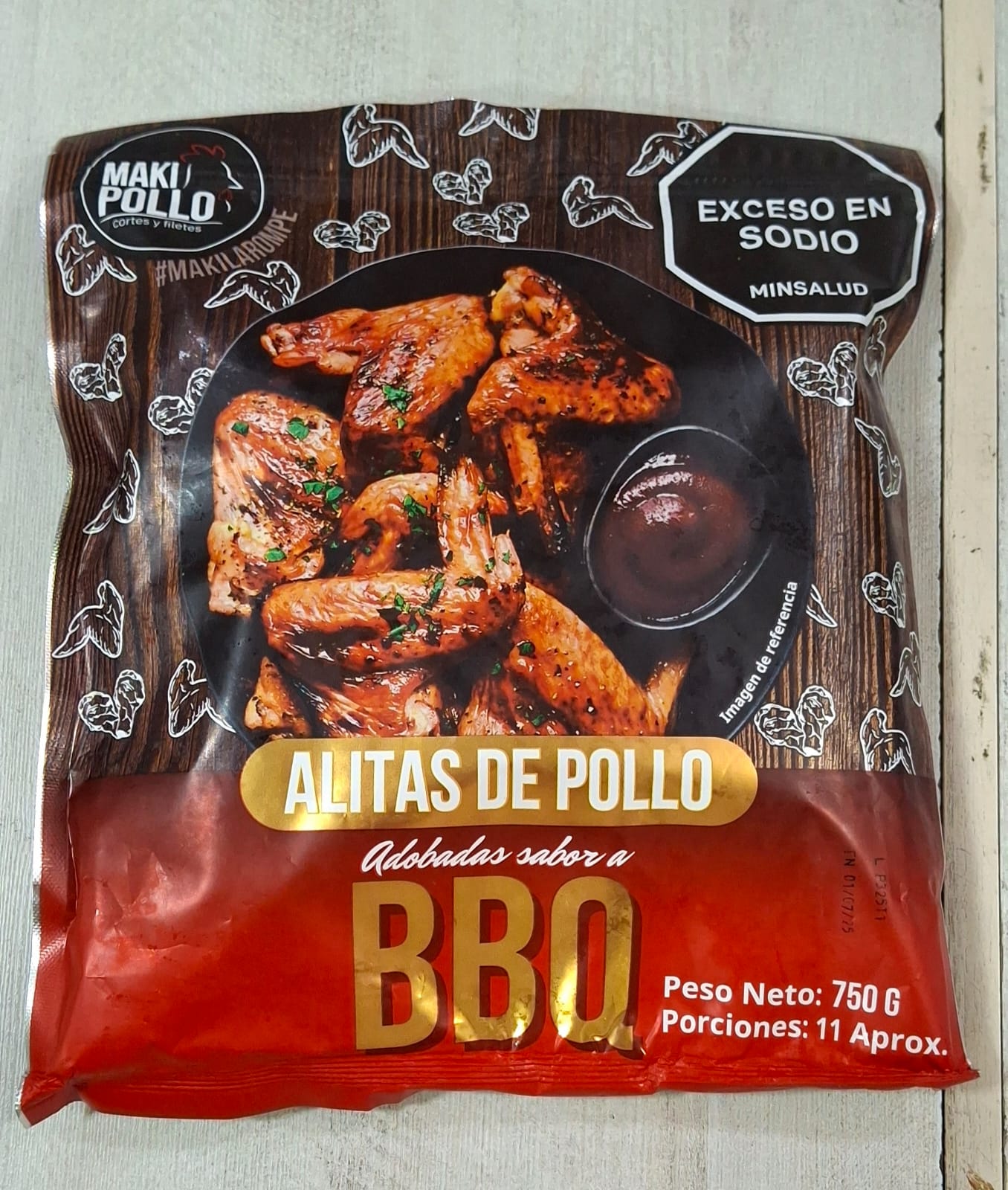ALAS DE POLLO BBQ X 750 G MAKI POLLO