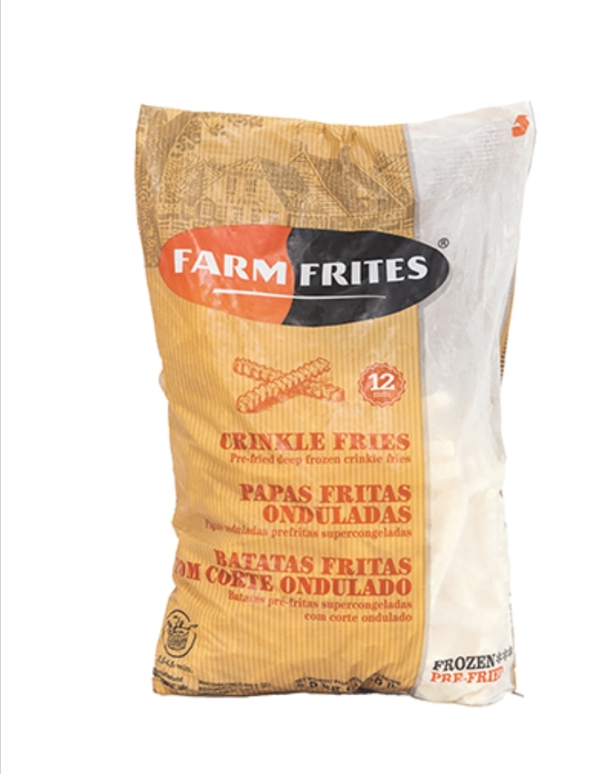 PAPA RIZADA FARM FRITERS 9X9 X 2.500 GRM