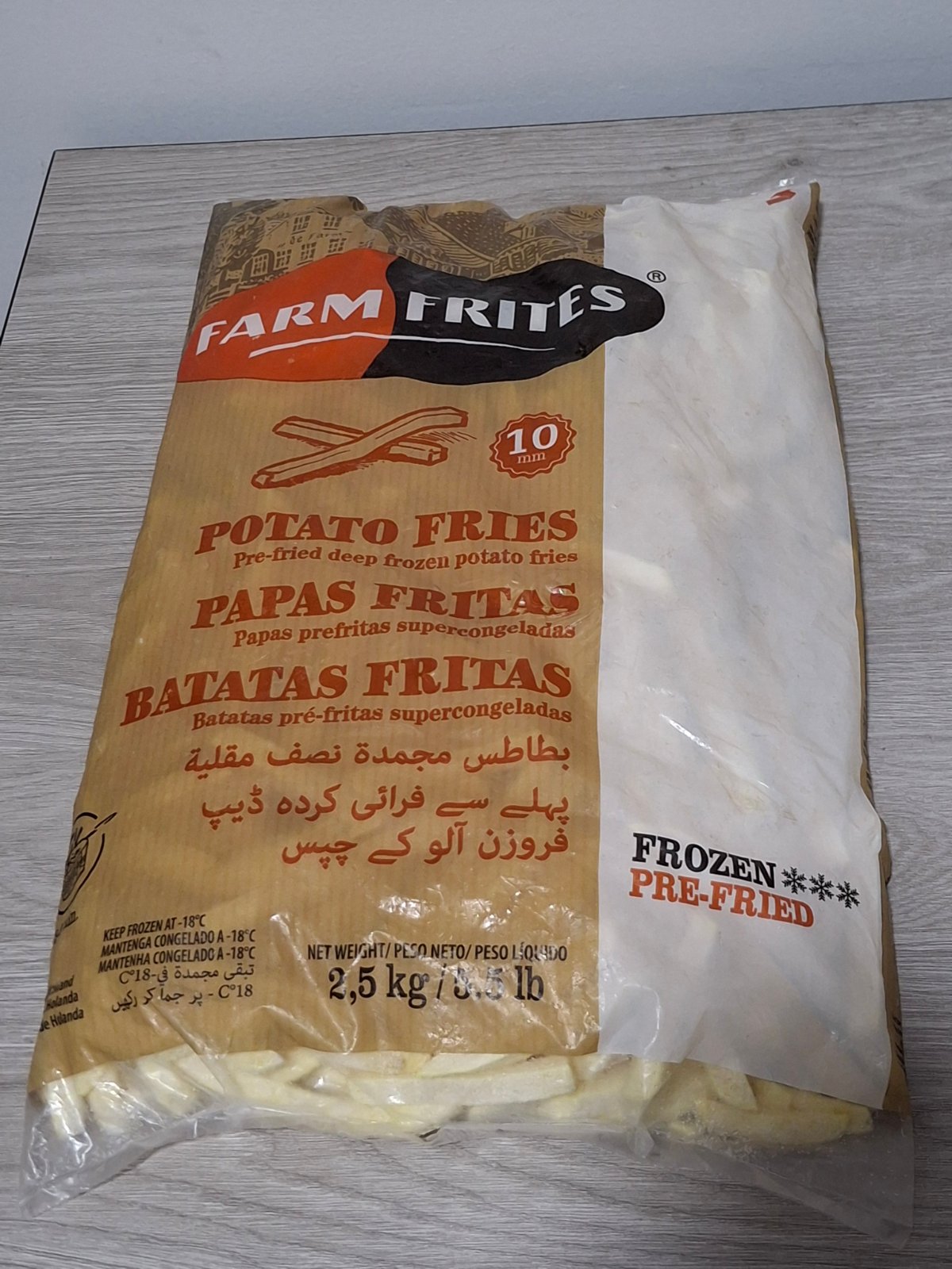 PAPA FARM FRITERS 9X9 X 2.5 KG