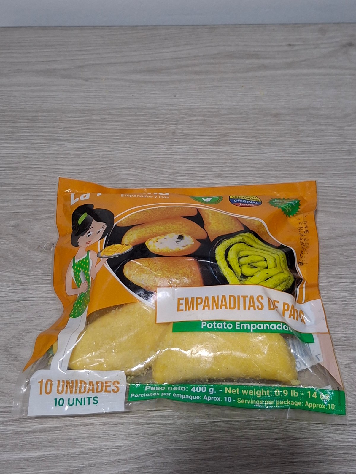 EMPANADA DE PAPA X 10 UND