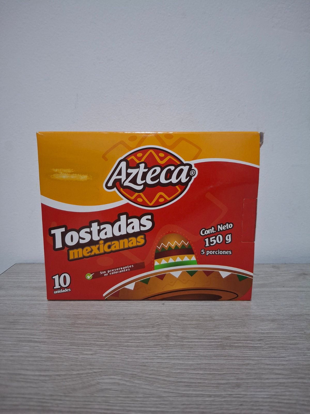 TOSTADA MEXICANA X 150 GRM X 10 UND